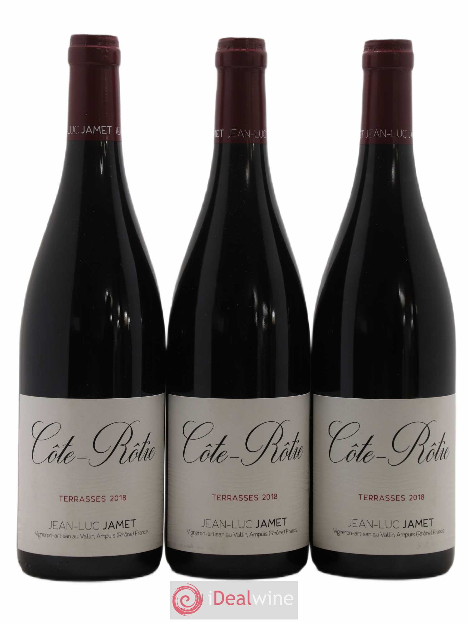 Côte-Rôtie Terrasses Jean-Luc Jamet (Domaine) 2018 - Lot de 3 bouteilles - 0