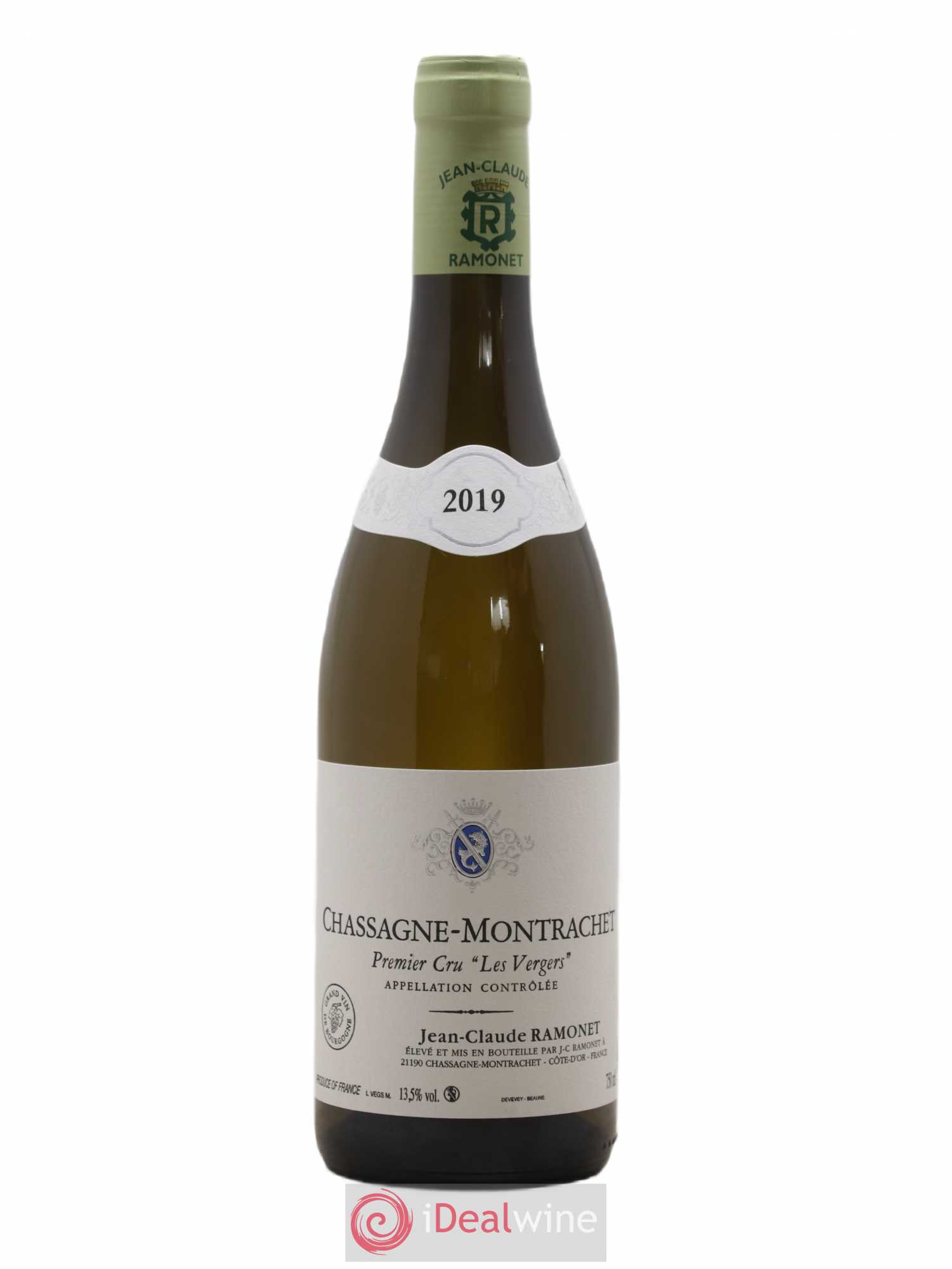 Chassagne-Montrachet 1er Cru Les Vergers Ramonet (Domaine) 2019 - Lot de 1 bouteille - 0