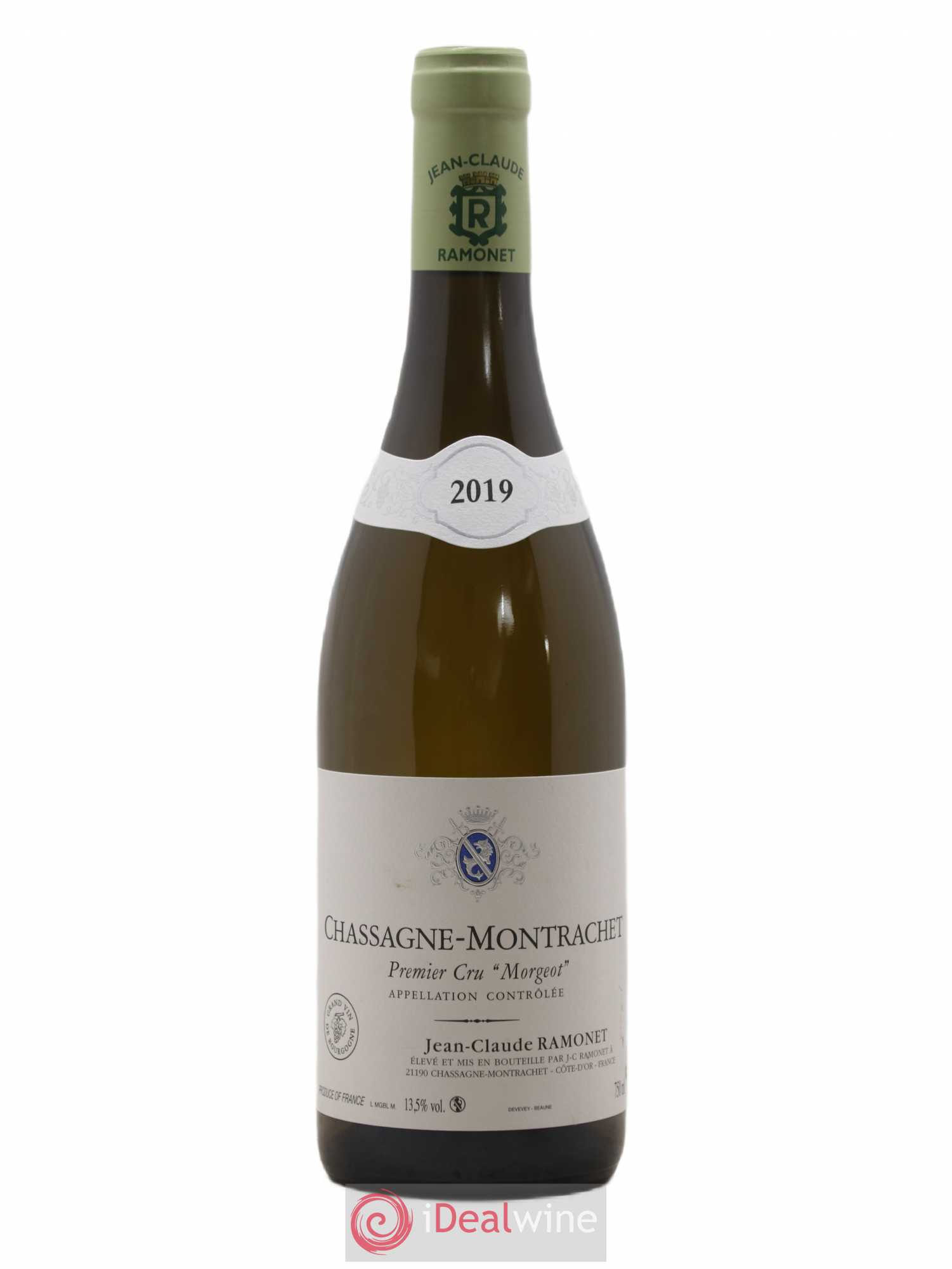 Chassagne-Montrachet 1er Cru Morgeot Ramonet (Domaine) 2019 - Lot de 1 bouteille - 0