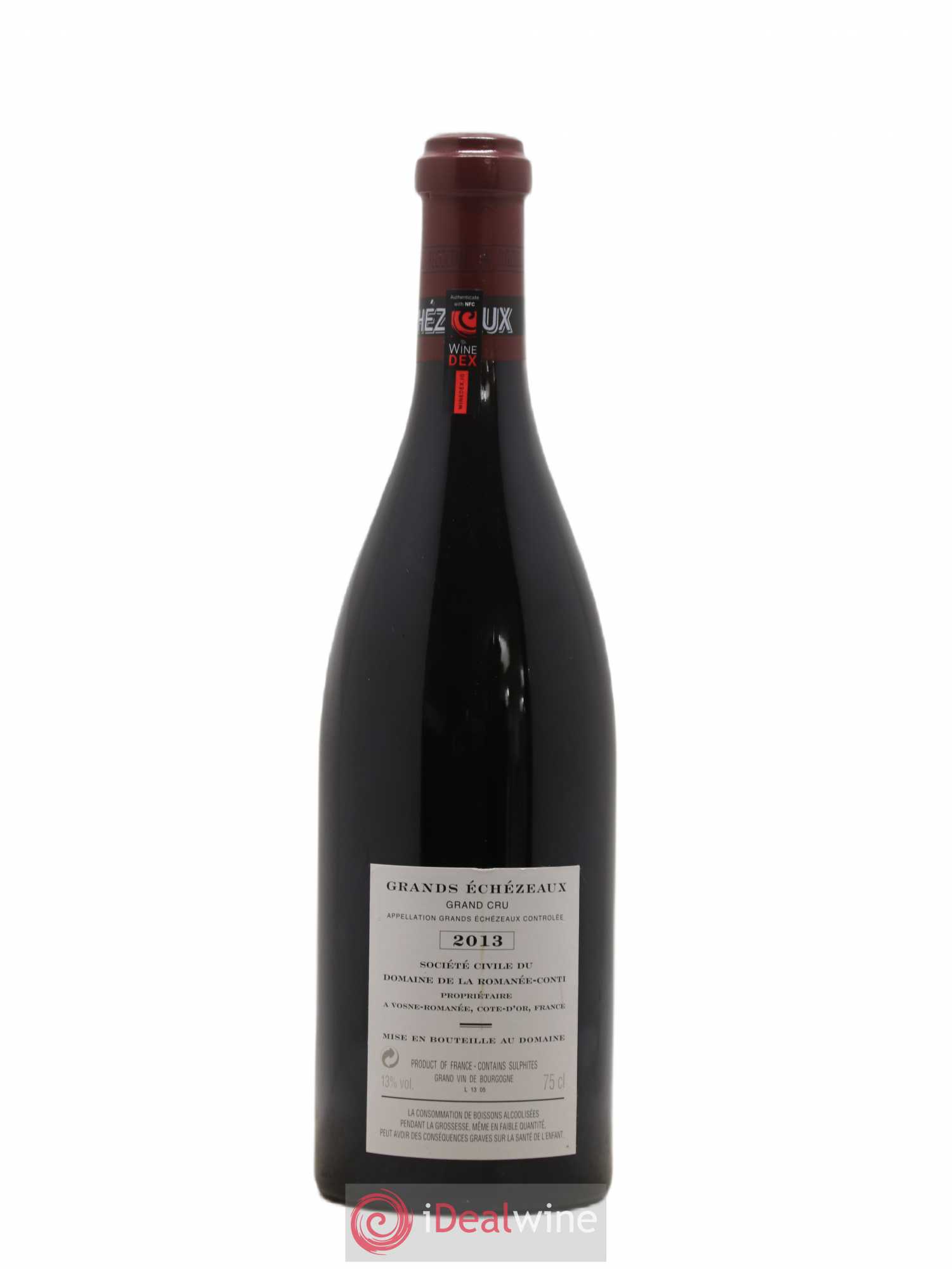 Grands-Echezeaux Grand Cru Domaine de la Romanée-Conti 2013 - Lot de 1 bouteille - 1