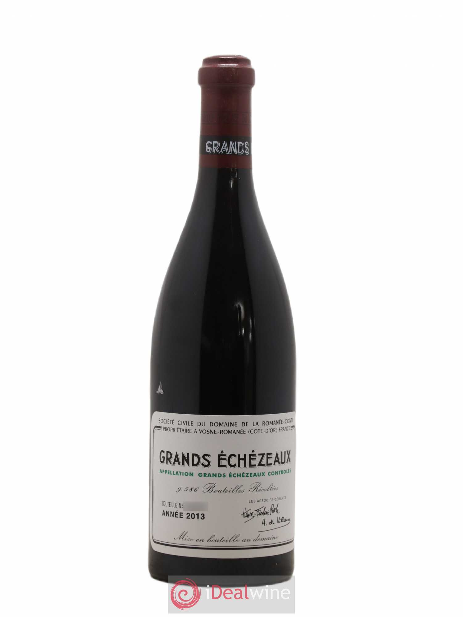 Grands-Echezeaux Grand Cru Domaine de la Romanée-Conti 2013 - Lot de 1 bouteille - 0