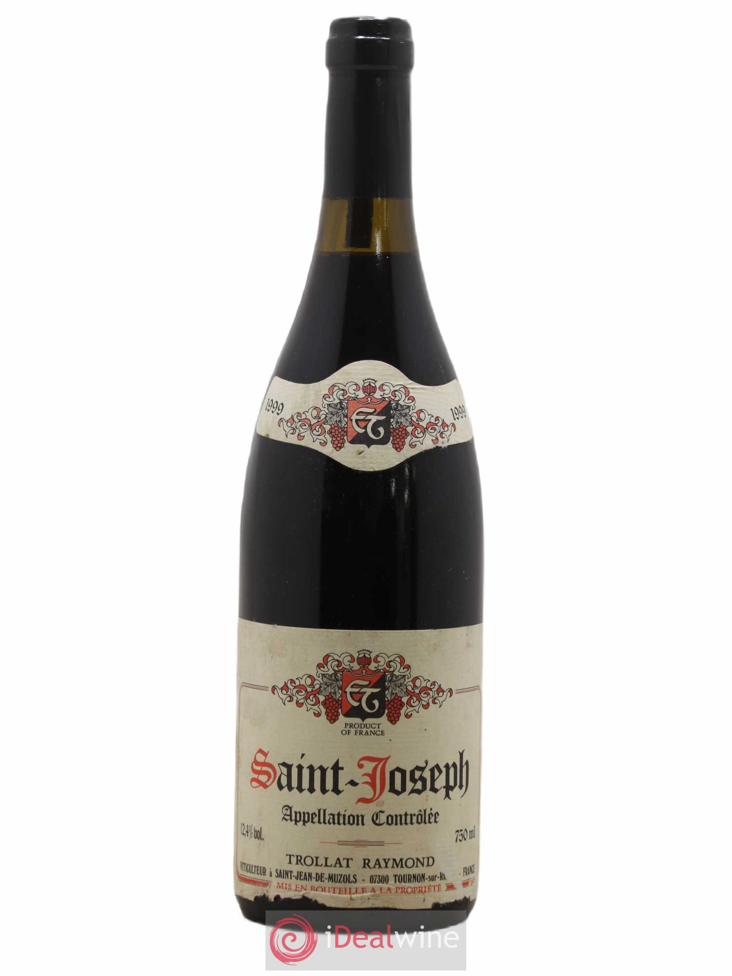 Saint-Joseph Raymond Trollat 1999 - Lot de 1 bouteille - 0