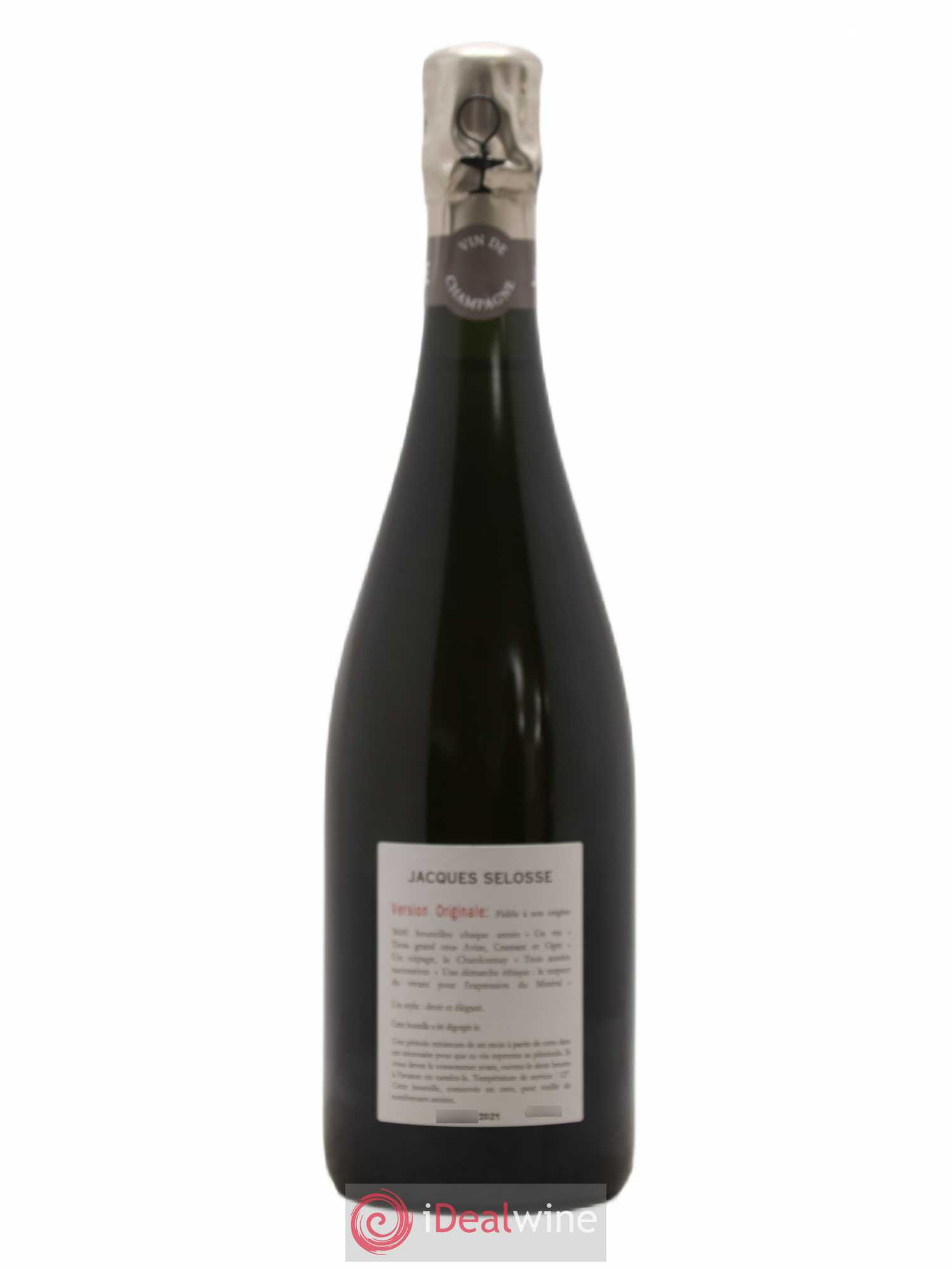 Version Originale Jacques Selosse - Lot de 1 bouteille - 1