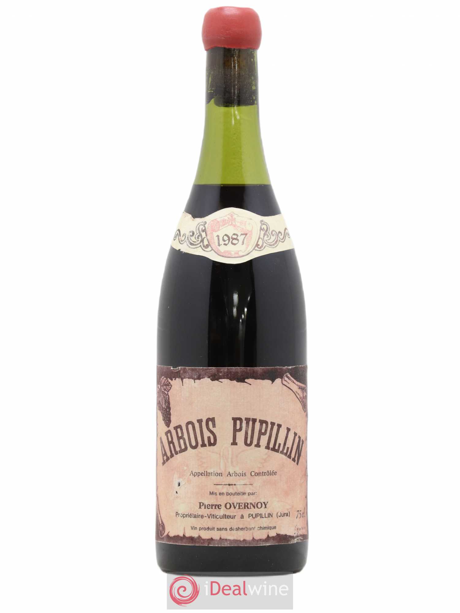 Arbois-Pupillin Poulsard (cire rouge) Overnoy-Houillon (Domaine) 1987 - Lot de 1 bouteille - 0