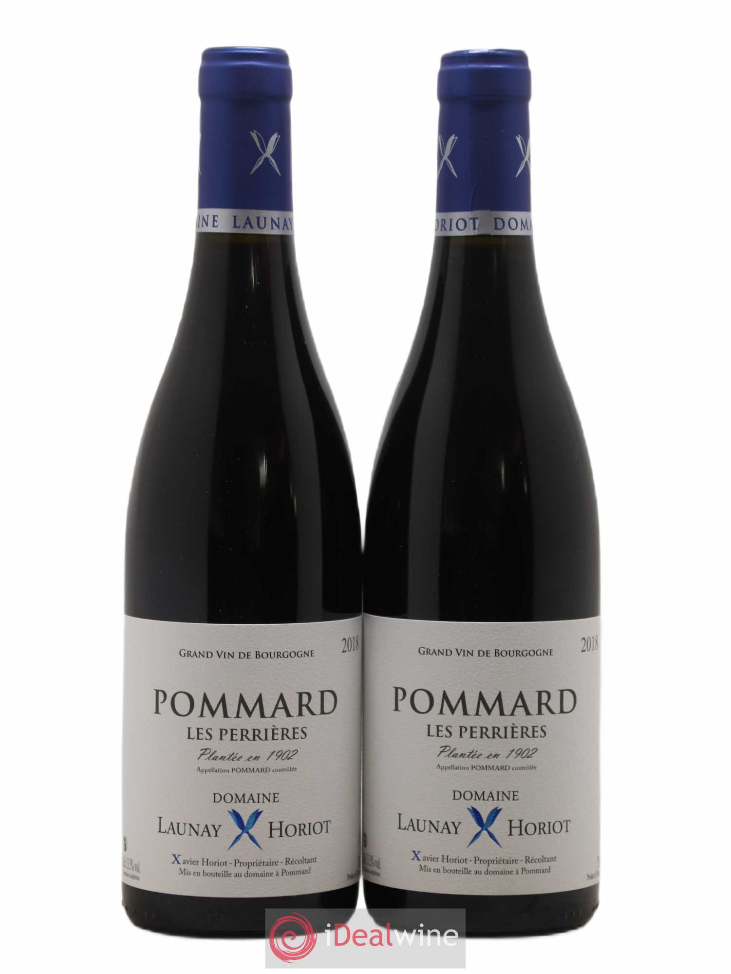 Pommard Les Perrieres Launay-Horiot 2018 - Posten von 2 Flaschen - 0