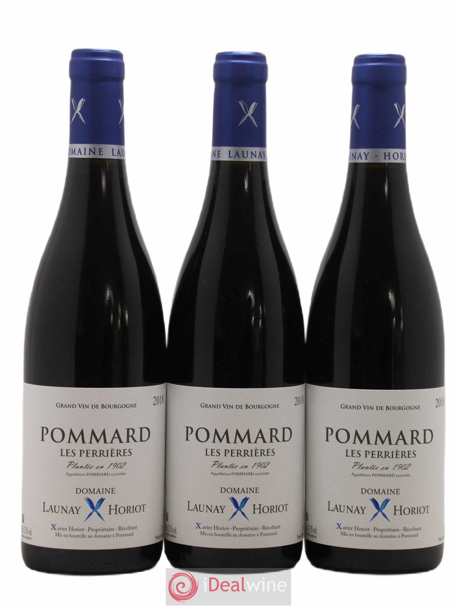 Pommard Les Perrieres Launay-Horiot 2018 - Posten von 3 Flaschen - 0