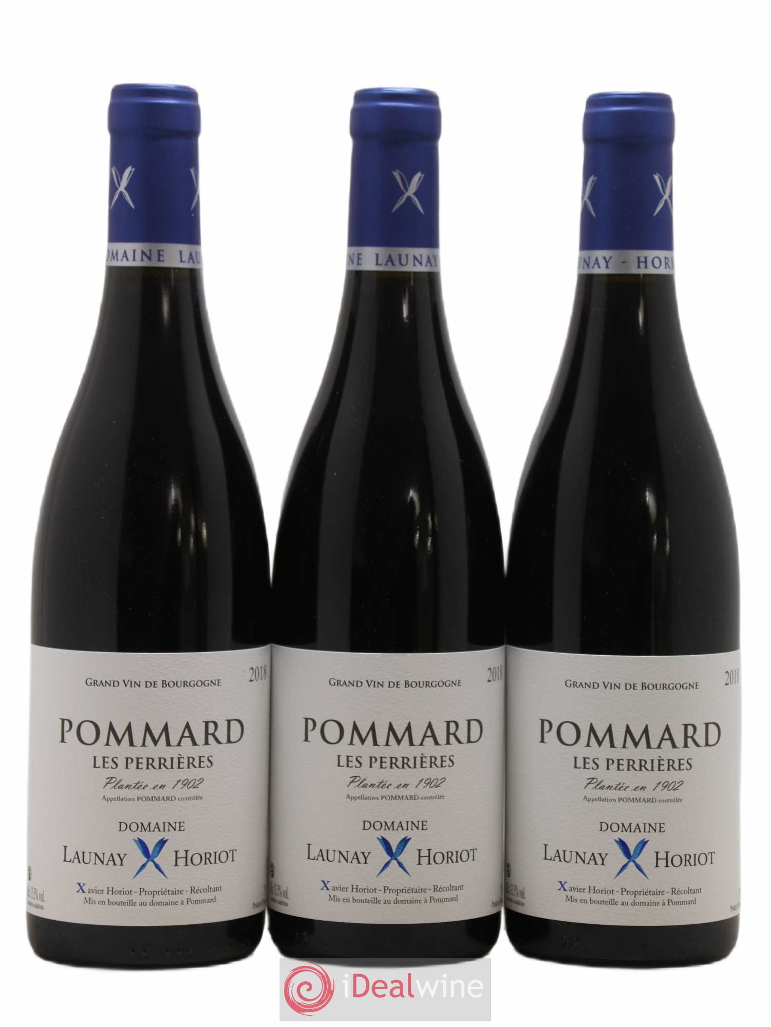 Pommard Les Perrieres Launay-Horiot 2018 - Posten von 3 Flaschen - 0