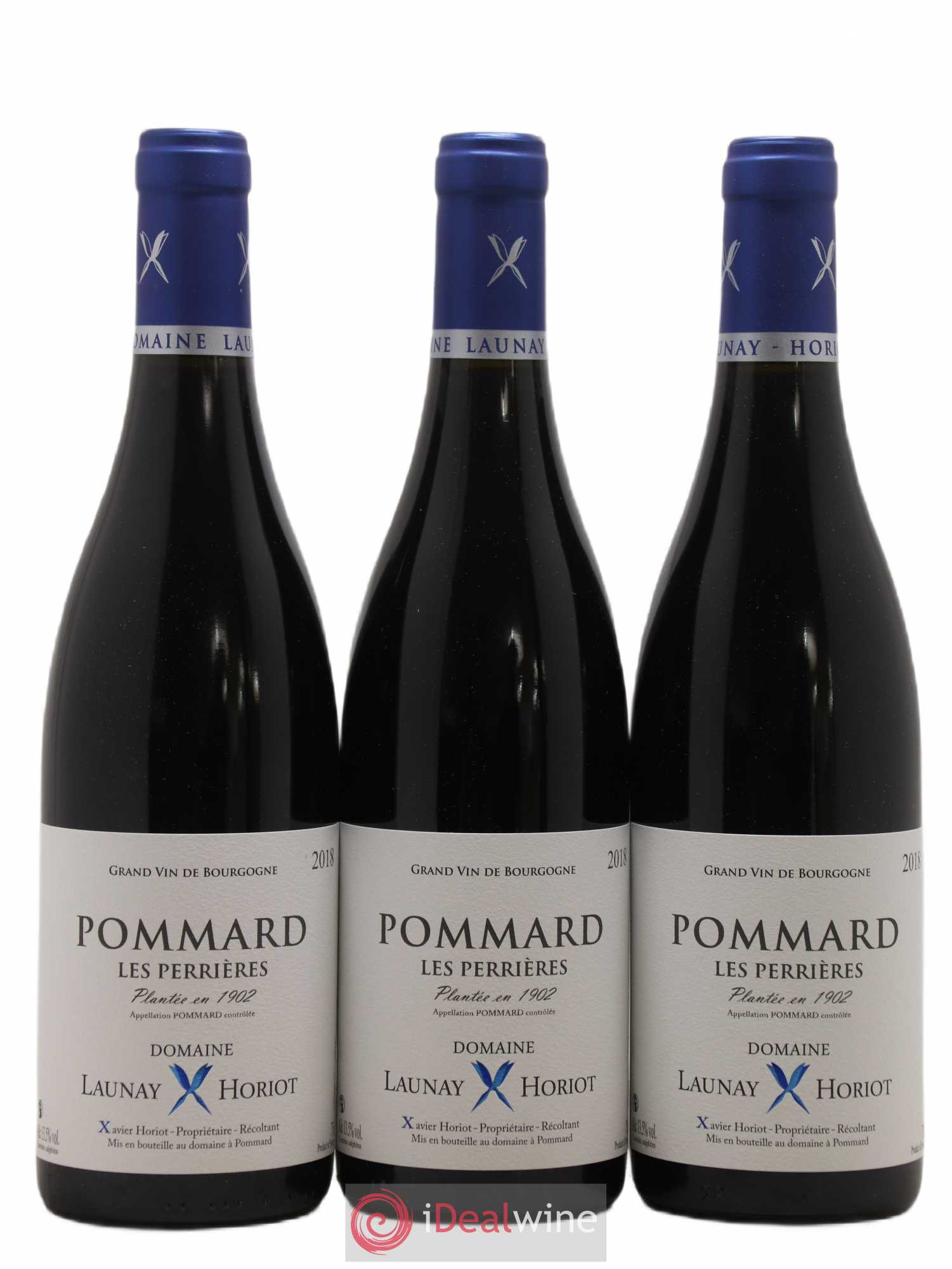 Pommard Les Perrieres Launay-Horiot 2018 - Posten von 3 Flaschen - 0
