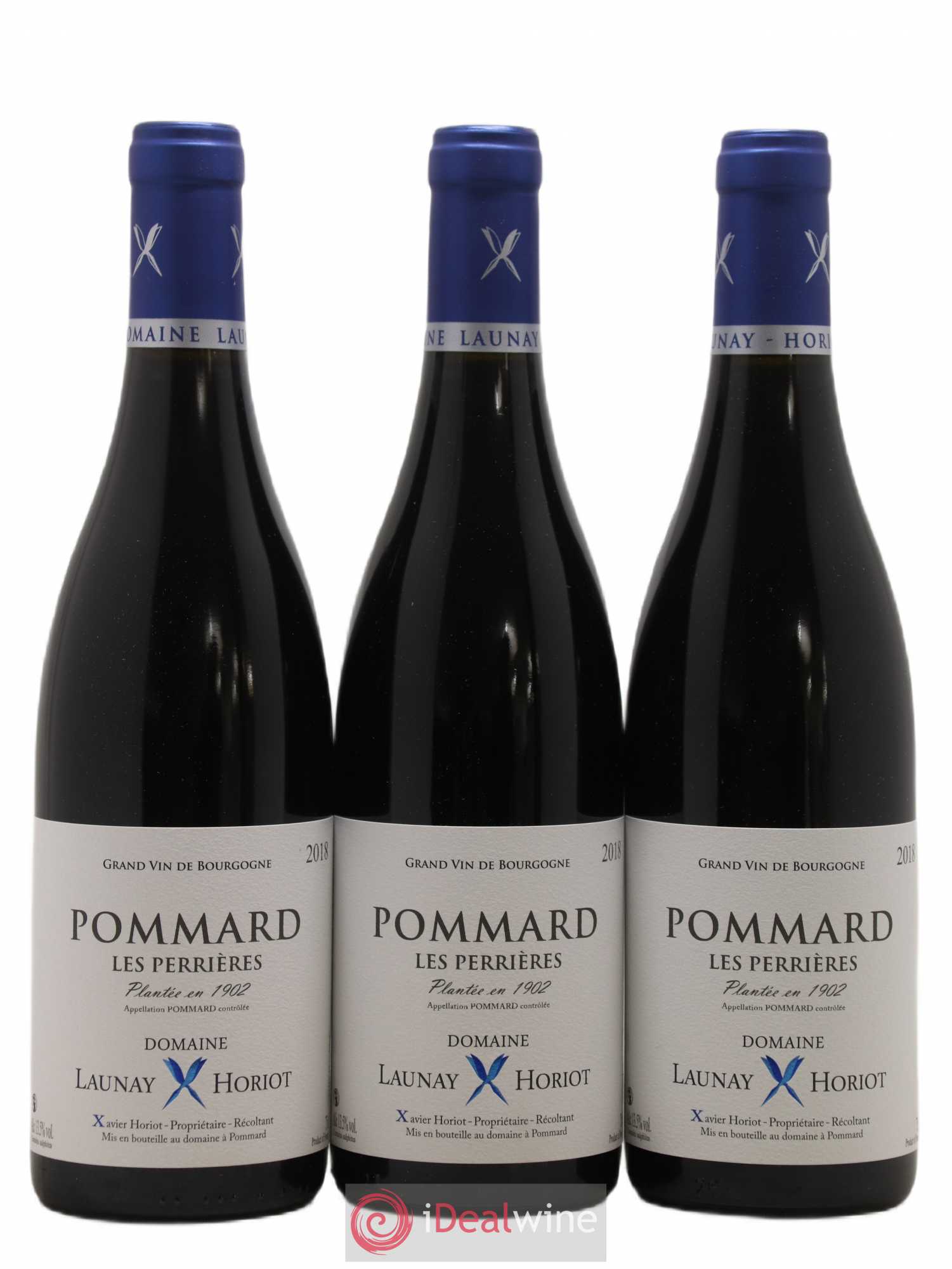 Pommard Les Perrieres Launay-Horiot 2018 - Posten von 3 Flaschen - 0