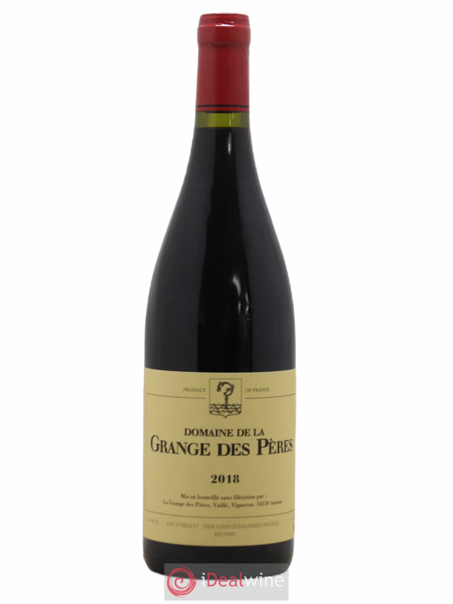 Pays d'Hérault Grange des Pères Laurent Vaillé 2018 - Lot de 1 bouteille - 0