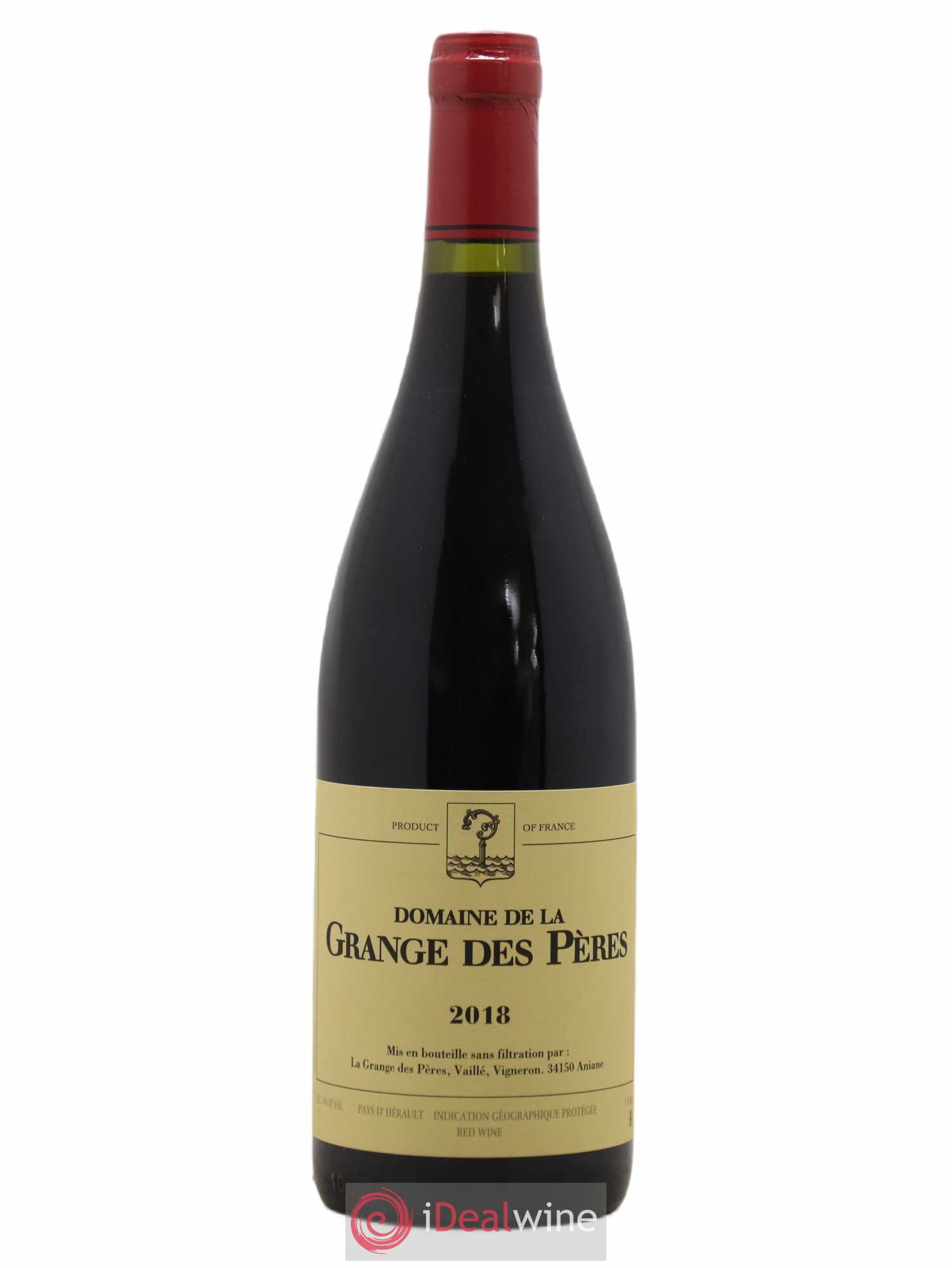 Pays d'Hérault Grange des Pères Laurent Vaillé 2018 - Lot de 1 bouteille - 0