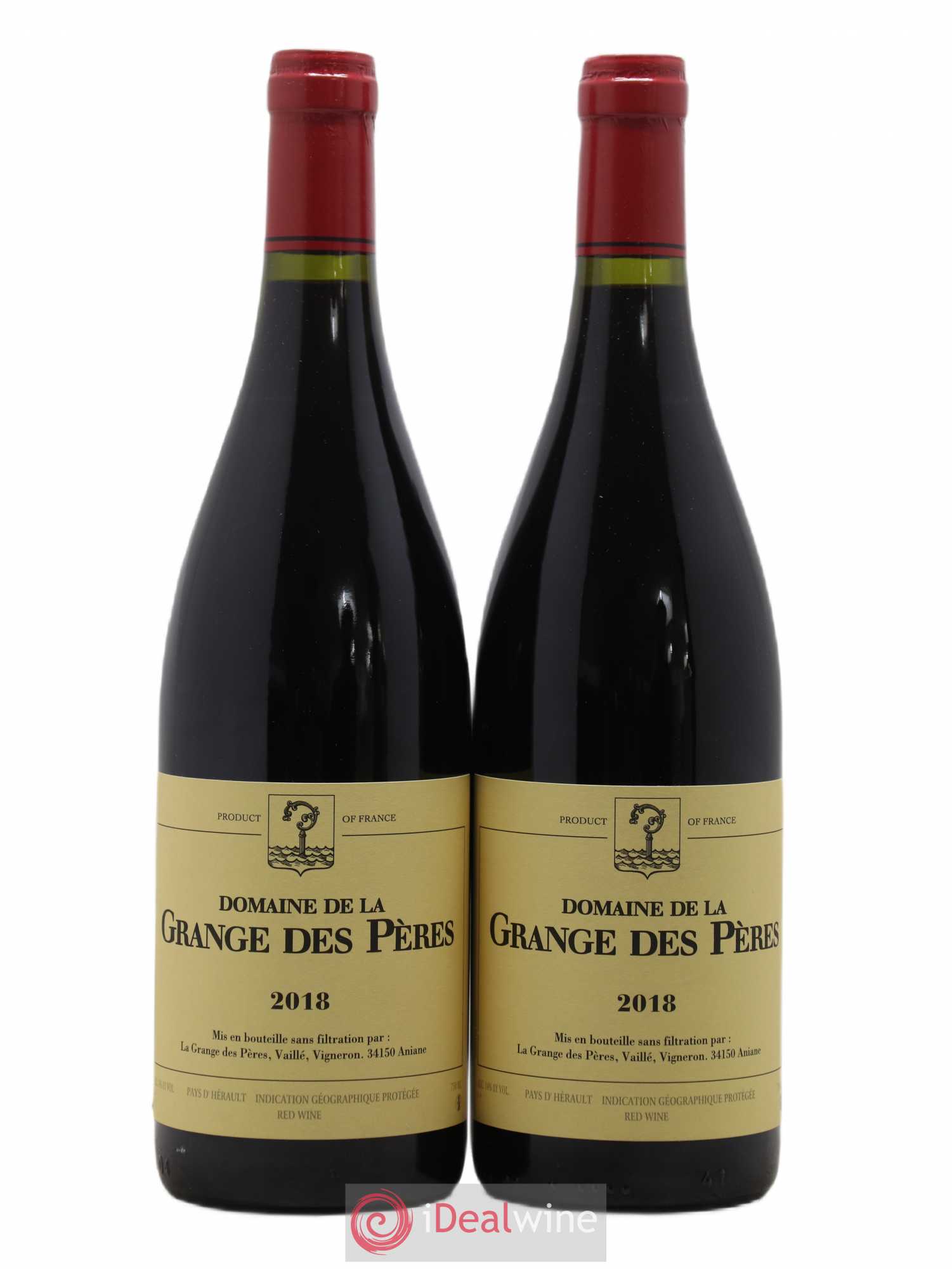 Pays d'Hérault Grange des Pères Laurent Vaillé 2018 - Lot de 2 bouteilles - 0