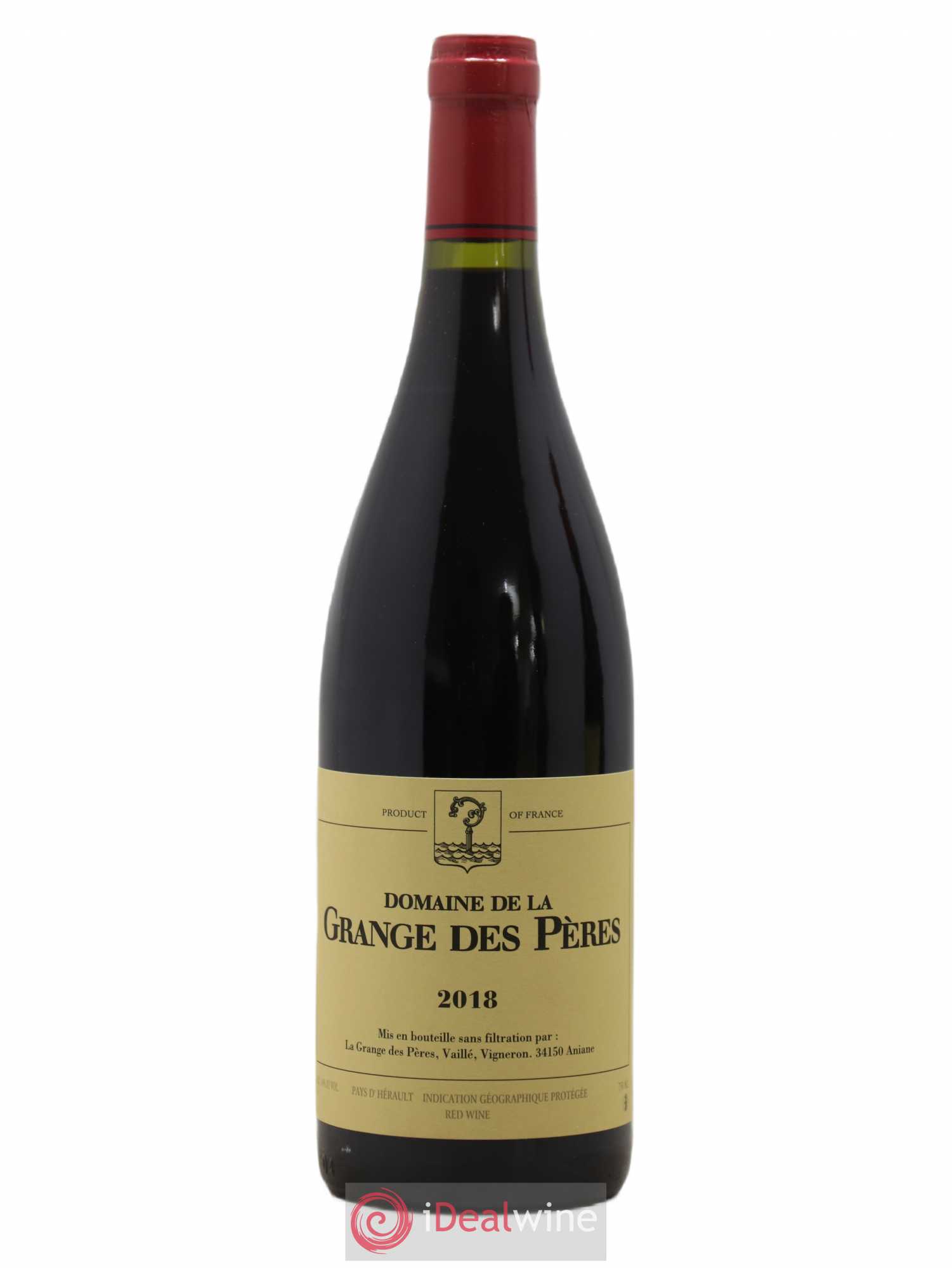 Pays d'Hérault Grange des Pères Laurent Vaillé 2018 - Lot de 1 bouteille - 0