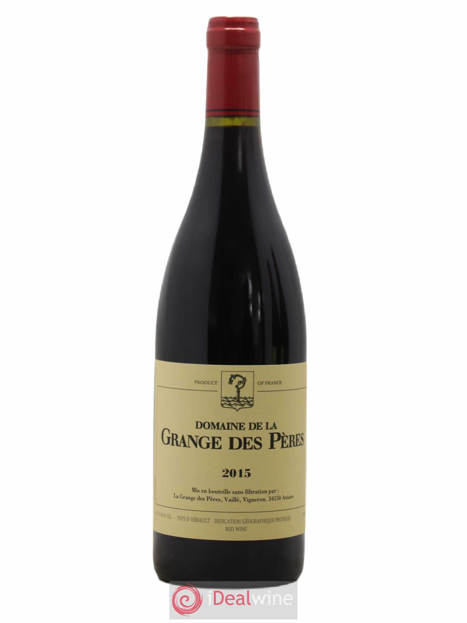 Pays d'Hérault Grange des Pères Laurent Vaillé 2015 - Lot de 1 bouteille - 0