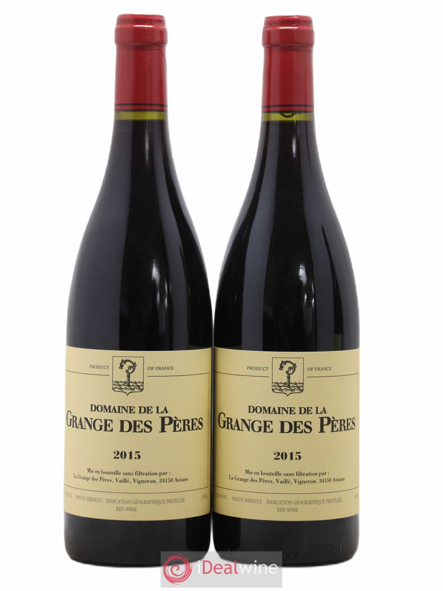 Pays d'Hérault Grange des Pères Laurent Vaillé 2015 - Lot de 2 bouteilles - 0