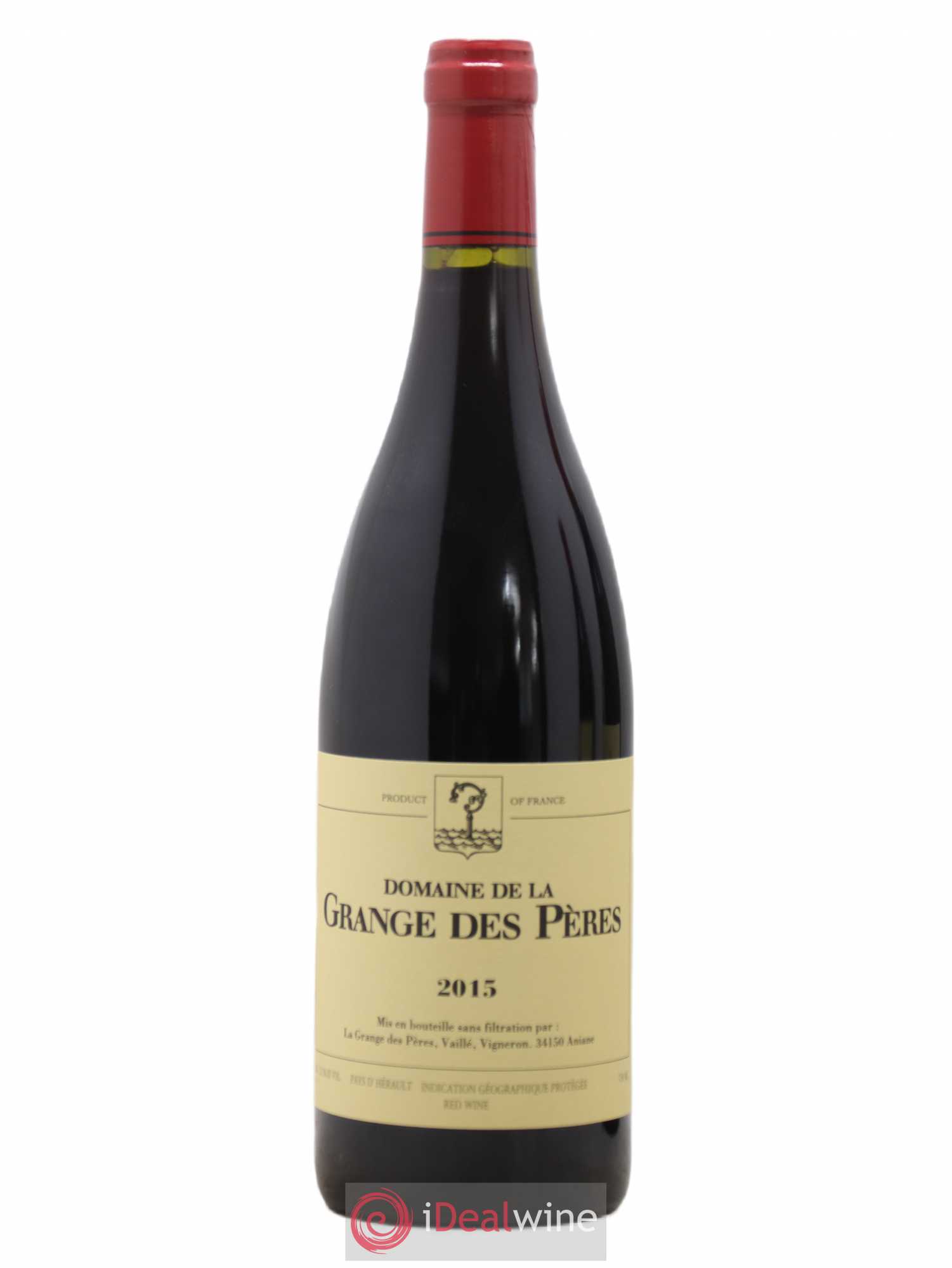 Pays d'Hérault Grange des Pères Laurent Vaillé 2015 - Lot de 1 bouteille - 0
