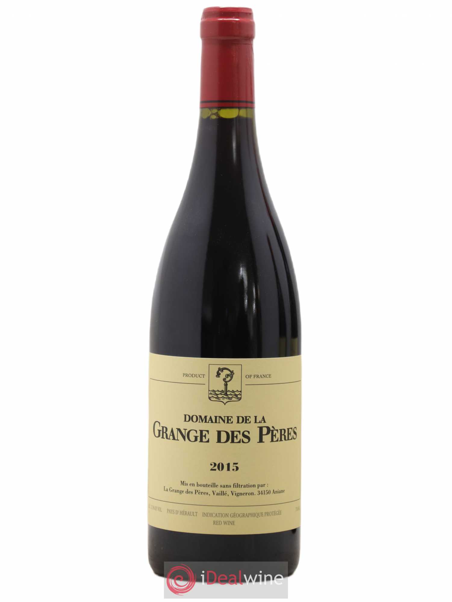 Pays d'Hérault Grange des Pères Laurent Vaillé 2015 - Lot de 1 bouteille - 0