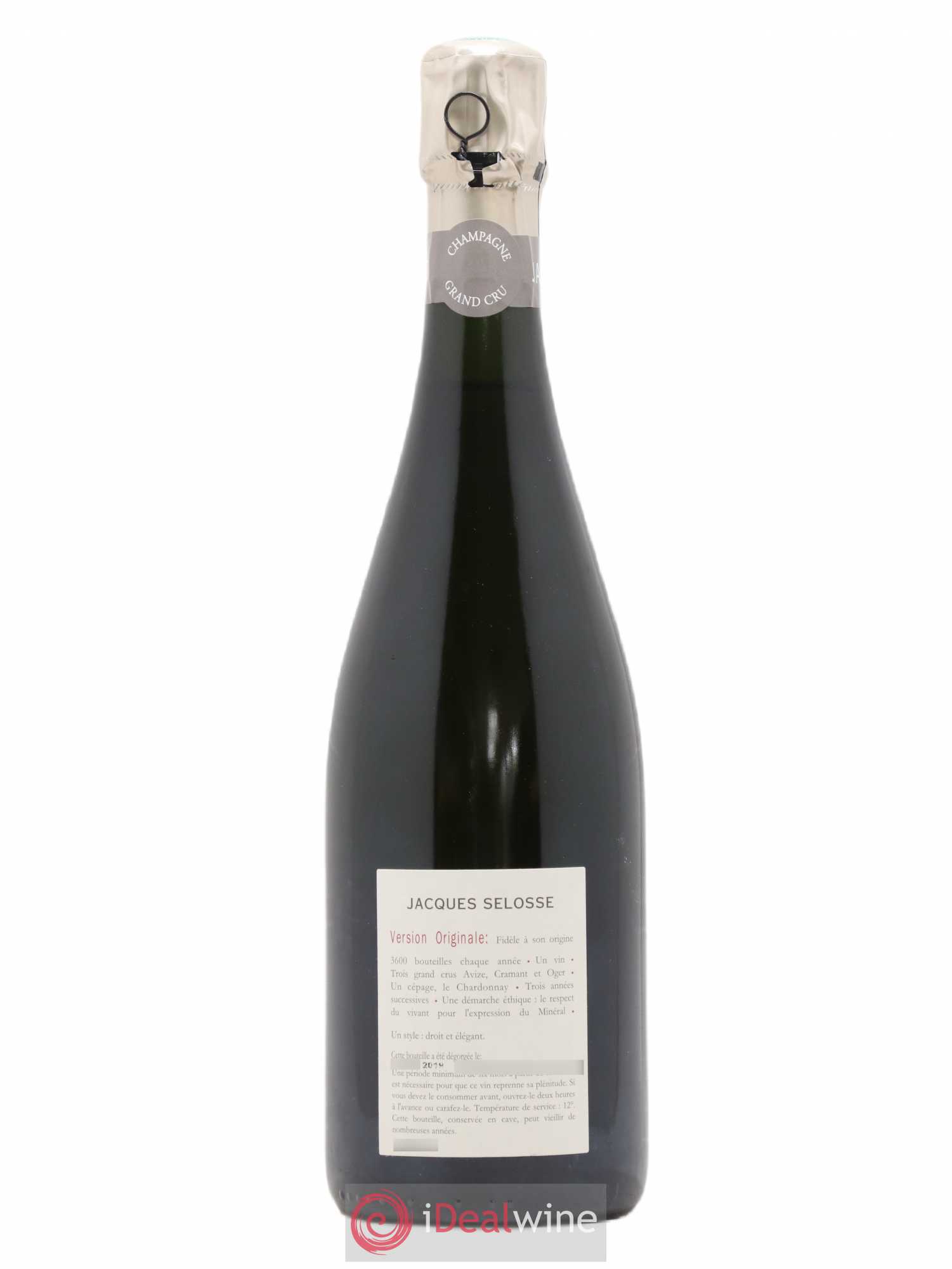Version Originale Jacques Selosse 2019 - Lot de 1 bouteille - 1
