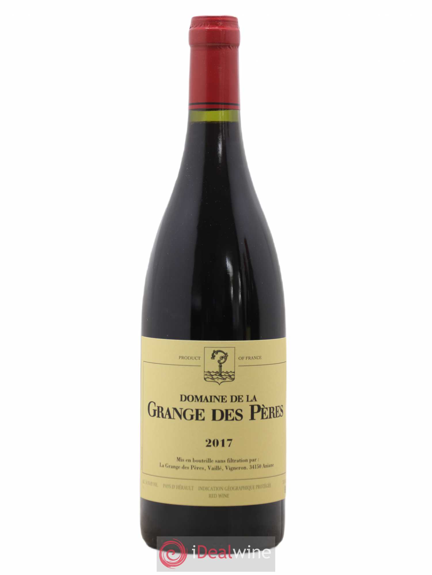 Pays d'Hérault Grange des Pères Laurent Vaillé 2017 - Lot de 1 bouteille - 0