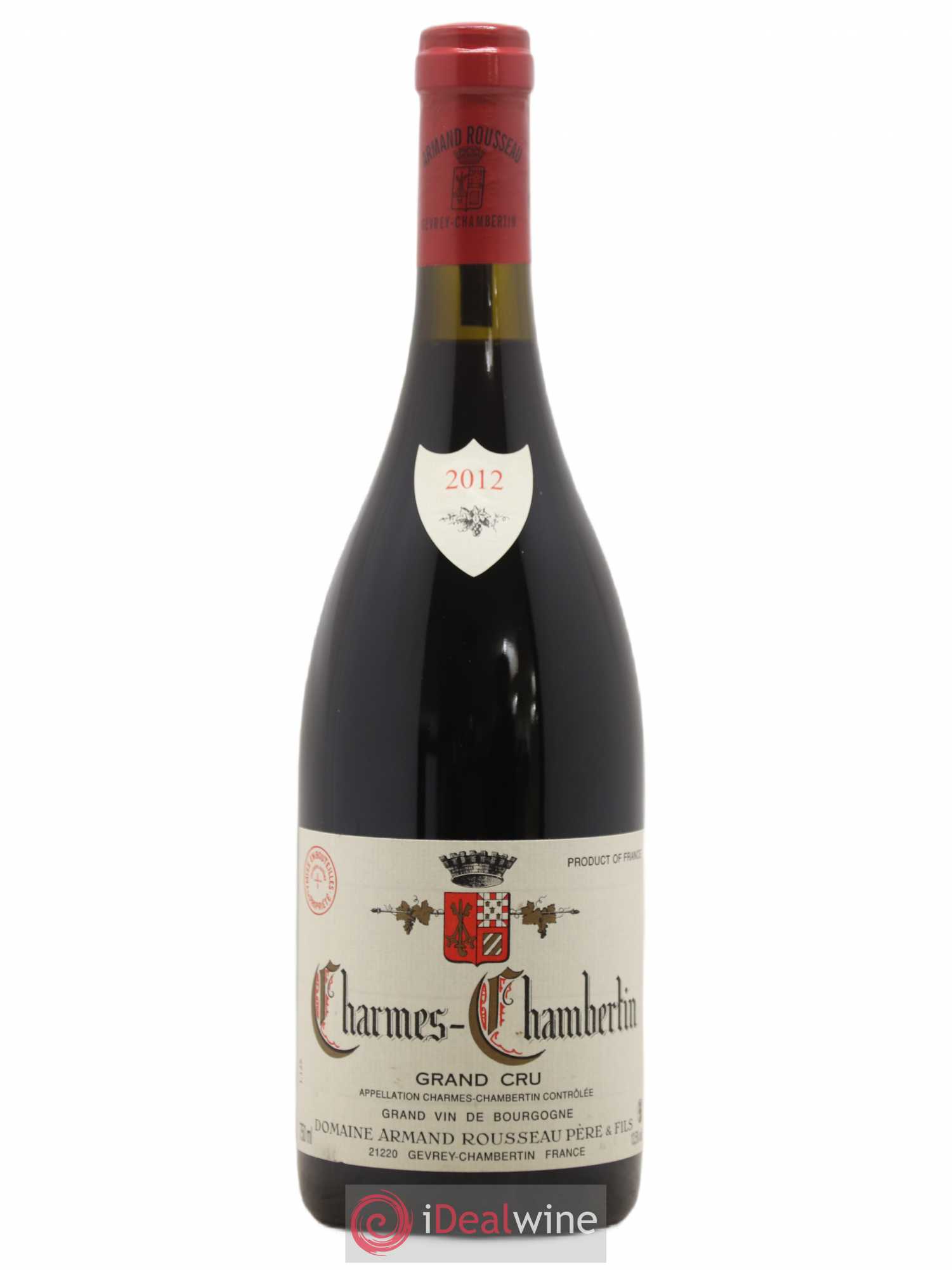 Charmes-Chambertin Grand Cru Armand Rousseau (Domaine) 2012 - Lot de 1 bouteille - 0