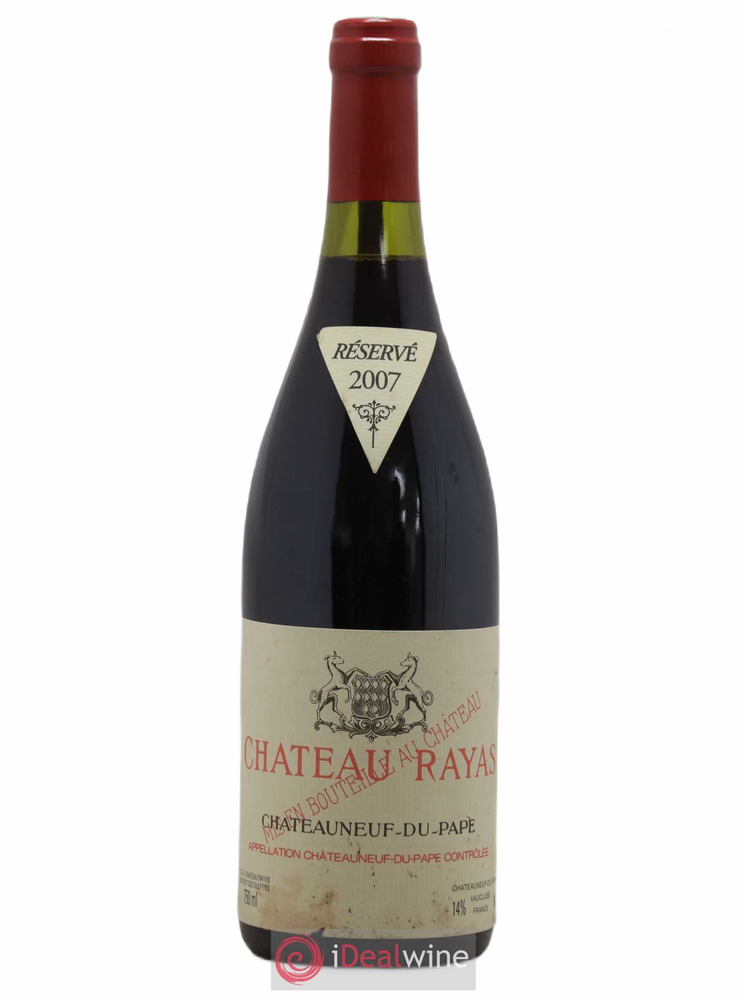 Châteauneuf-du-Pape Château Rayas Emmanuel Reynaud 2007 - Lot de 1 bouteille - 0