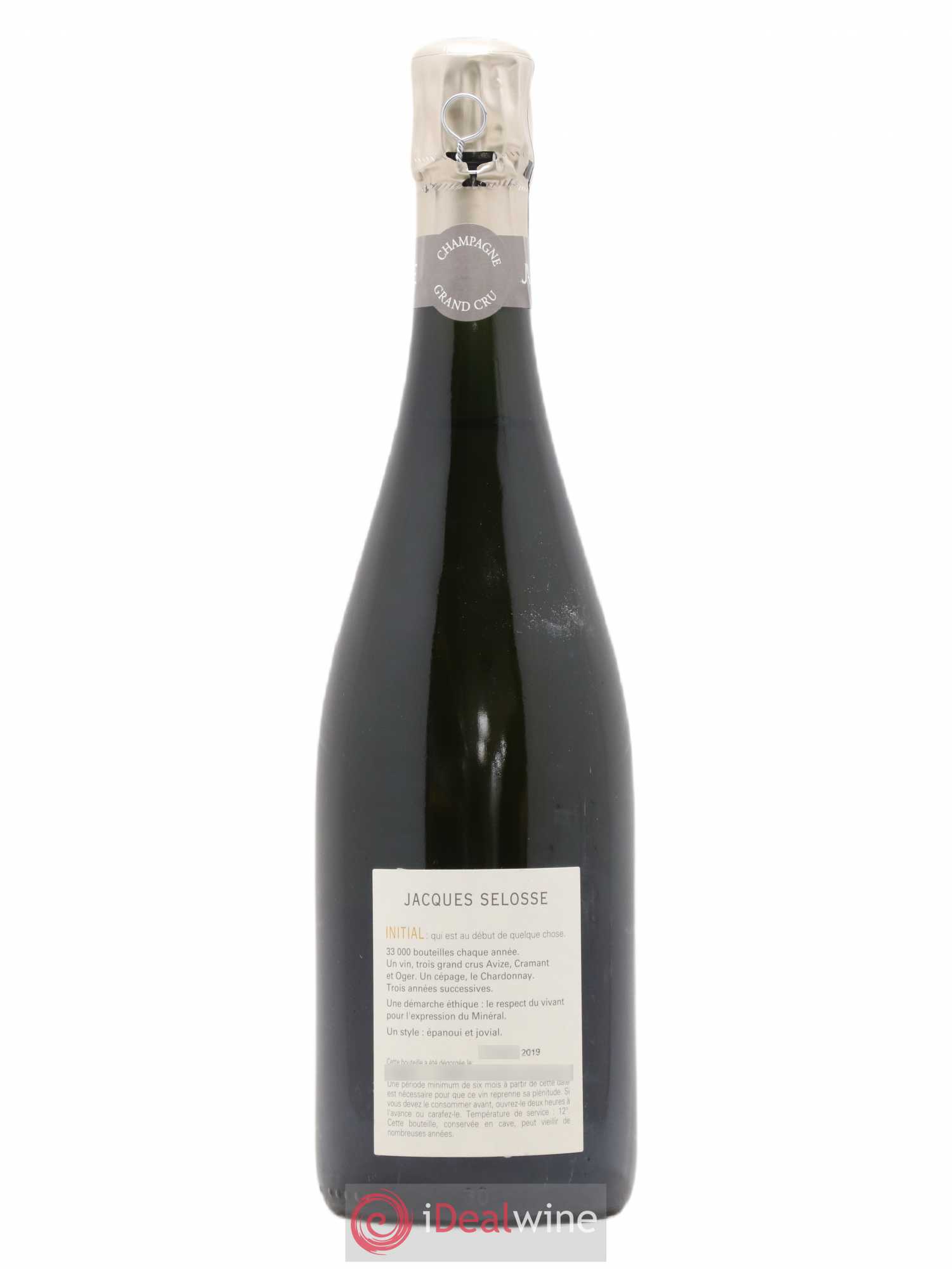Initial Brut Jacques Selosse - Lot de 1 bouteille - 1