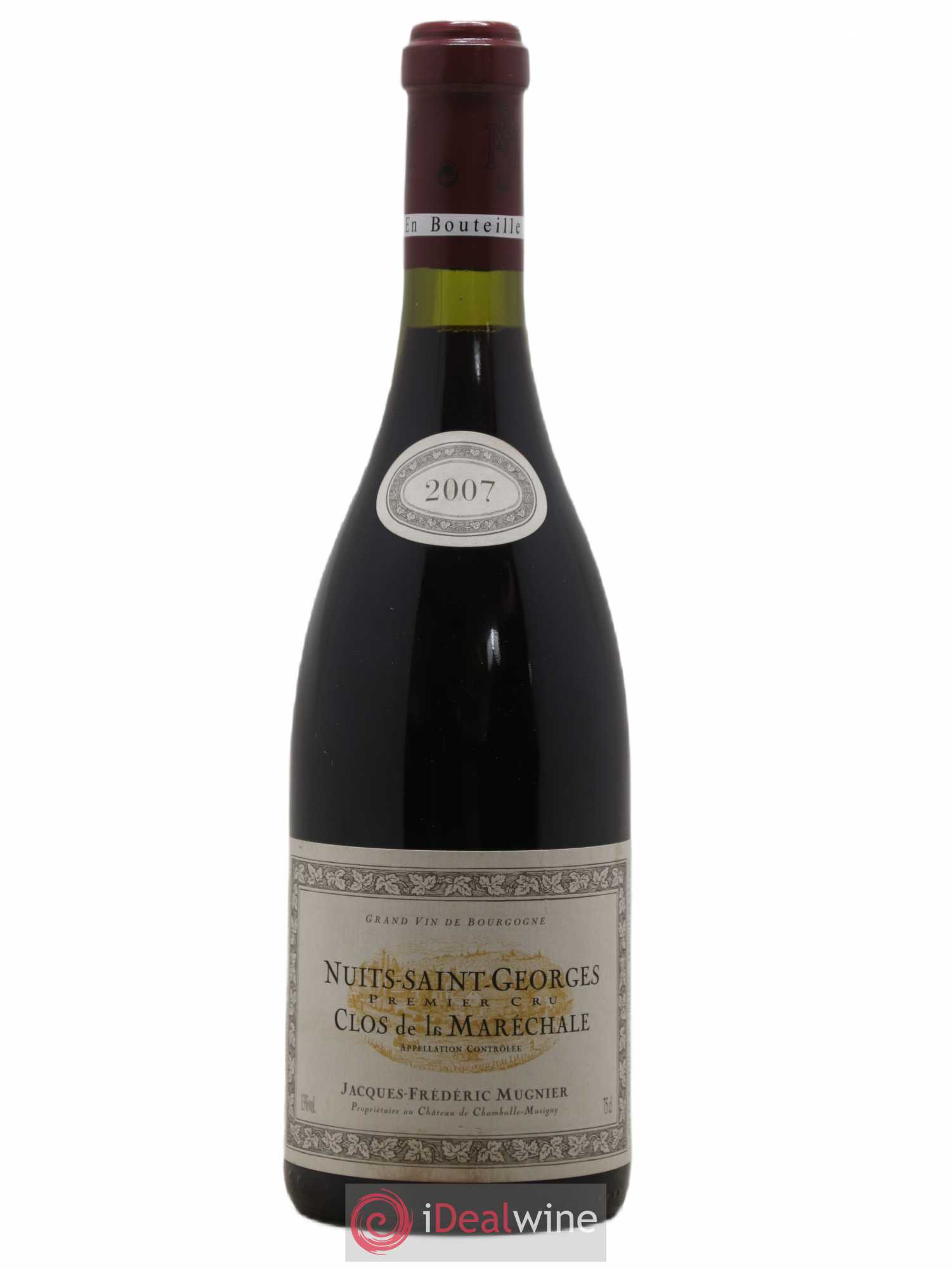 Nuits-Saint-Georges 1er Cru Clos de La Maréchale Jacques-Frédéric Mugnier 2007 - Lot de 1 bouteille - 0
