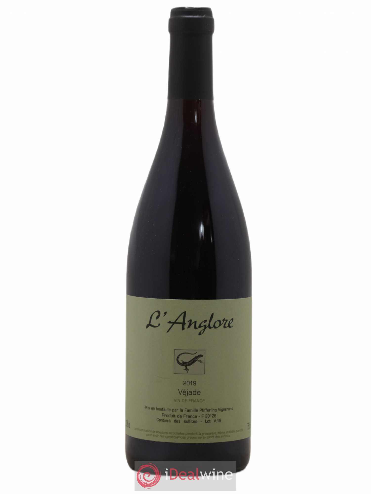 Vin de France Véjade L'Anglore 2019 - Lot de 1 bouteille - 0