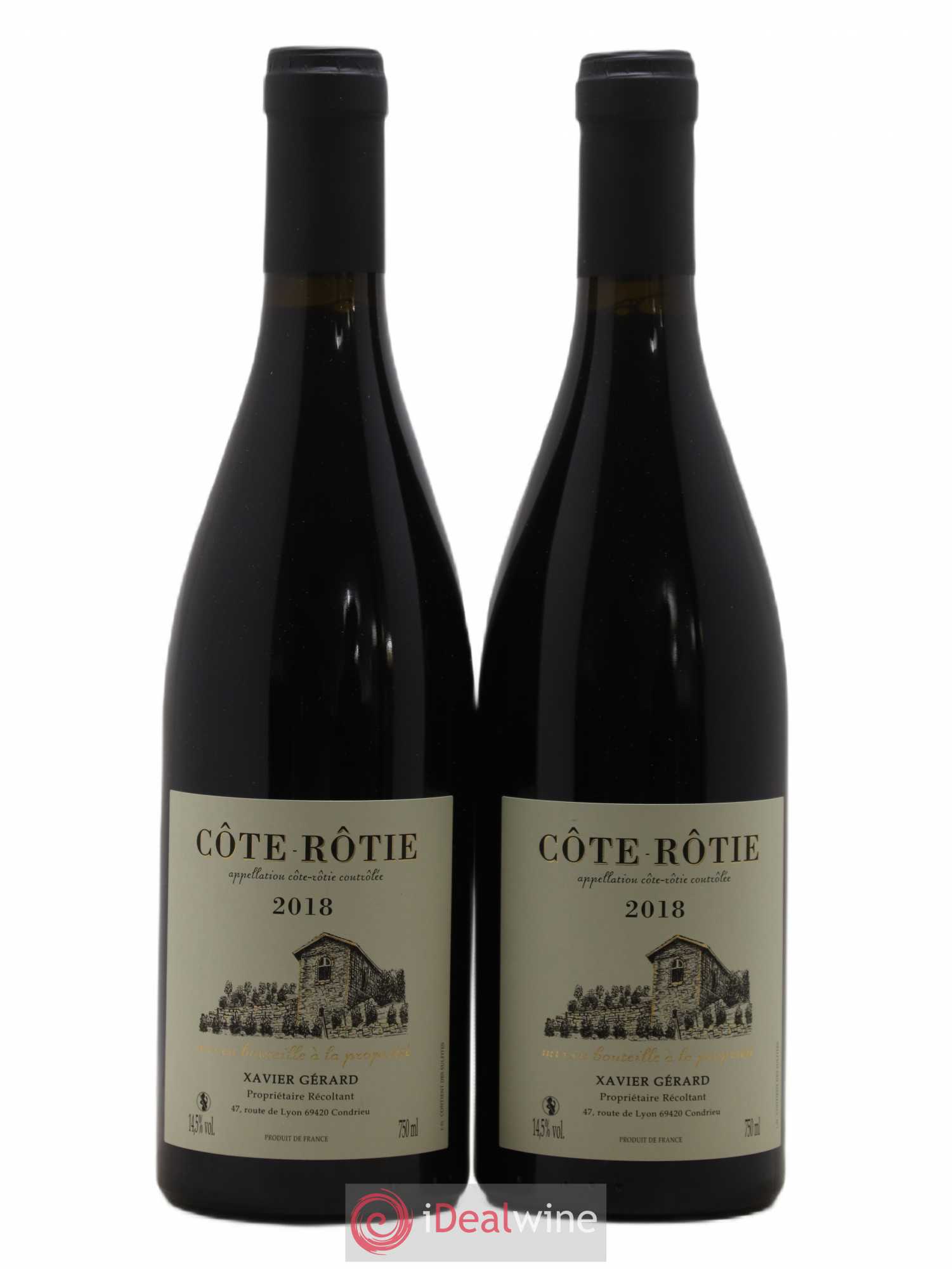 Côte-Rôtie X.Gerard 2018 - Lot de 2 bouteilles - 0