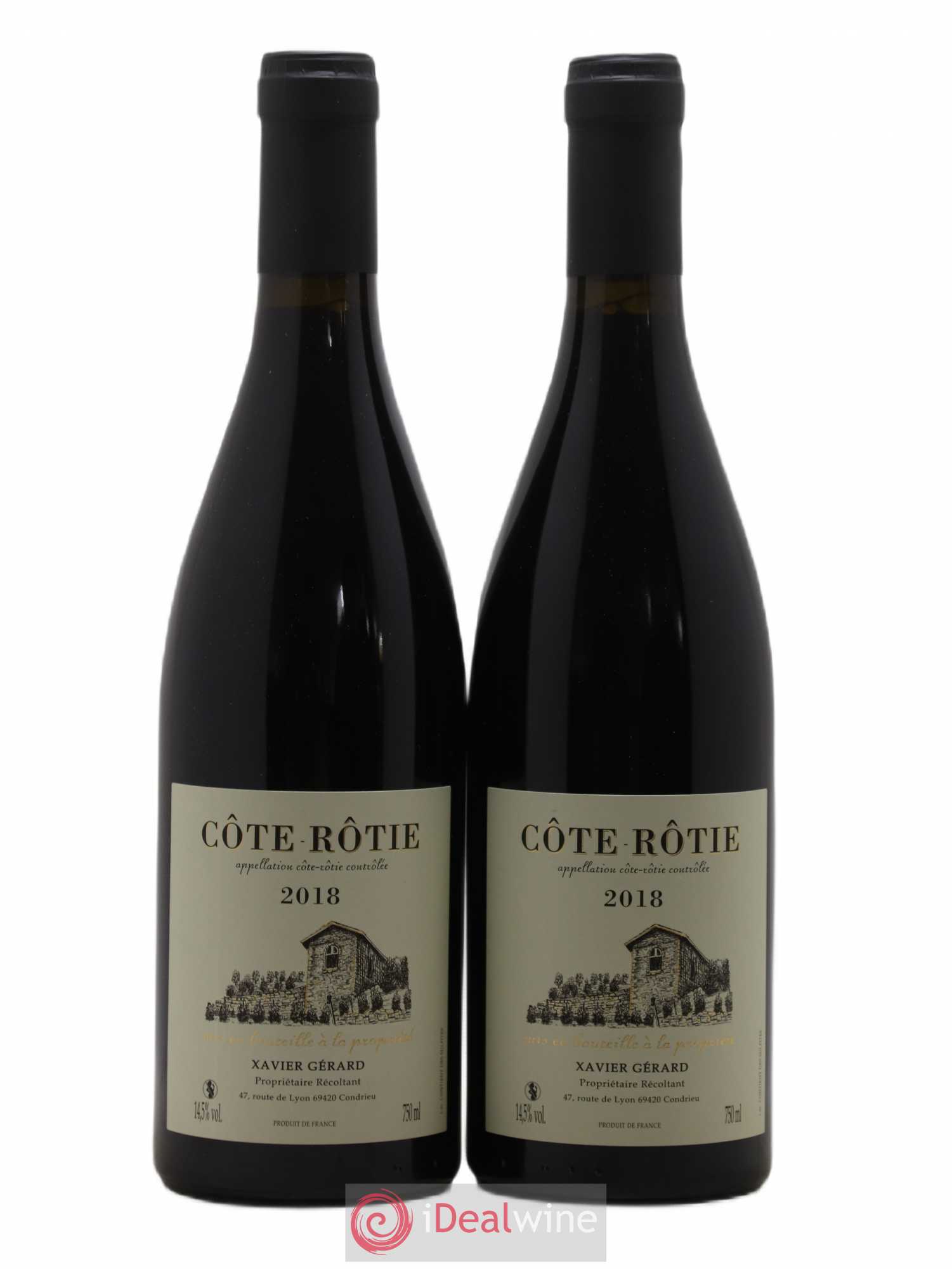 Côte-Rôtie X.Gerard 2018 - Lot de 2 bouteilles - 0