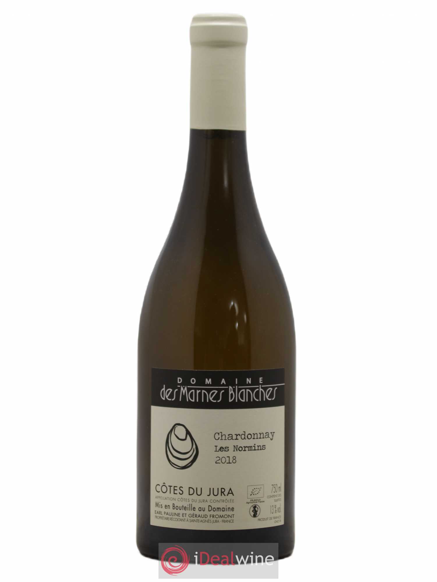Côtes du Jura Les Normins Chardonnay Marnes Blanches (Domaine des) 2018 - Lot de 1 bouteille - 0