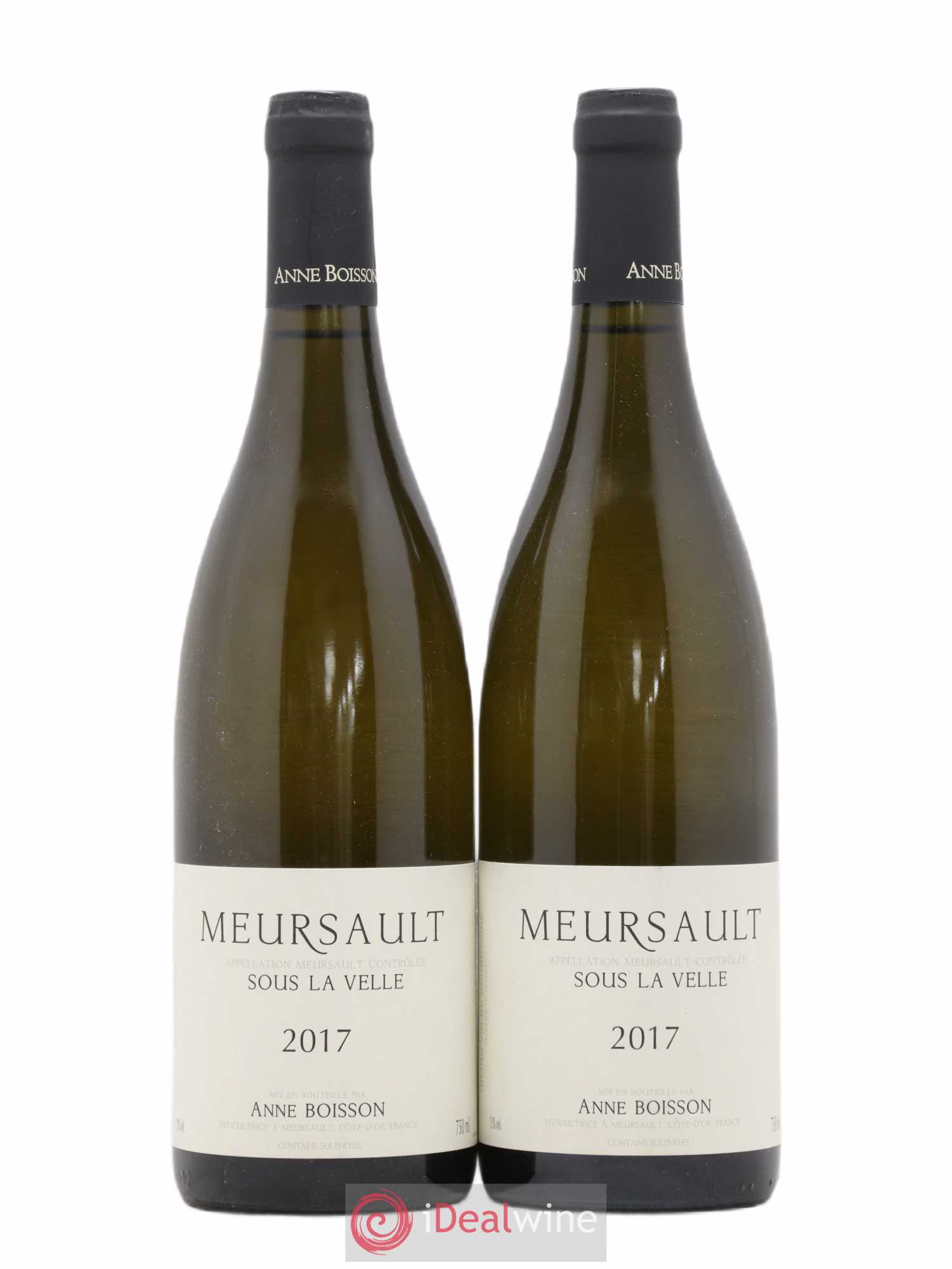 Meursault Sous la Velle Anne Boisson 2017 - Lot de 2 bouteilles - 0