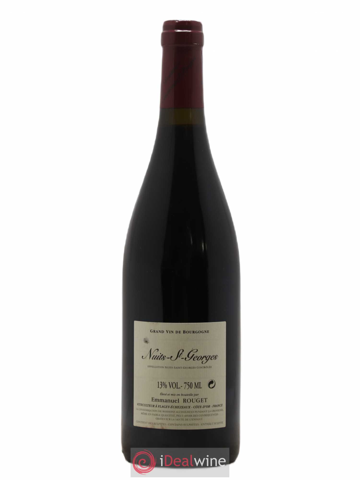 Nuits-Saint-Georges Emmanuel Rouget 2017 - Lot de 1 bouteille - 1