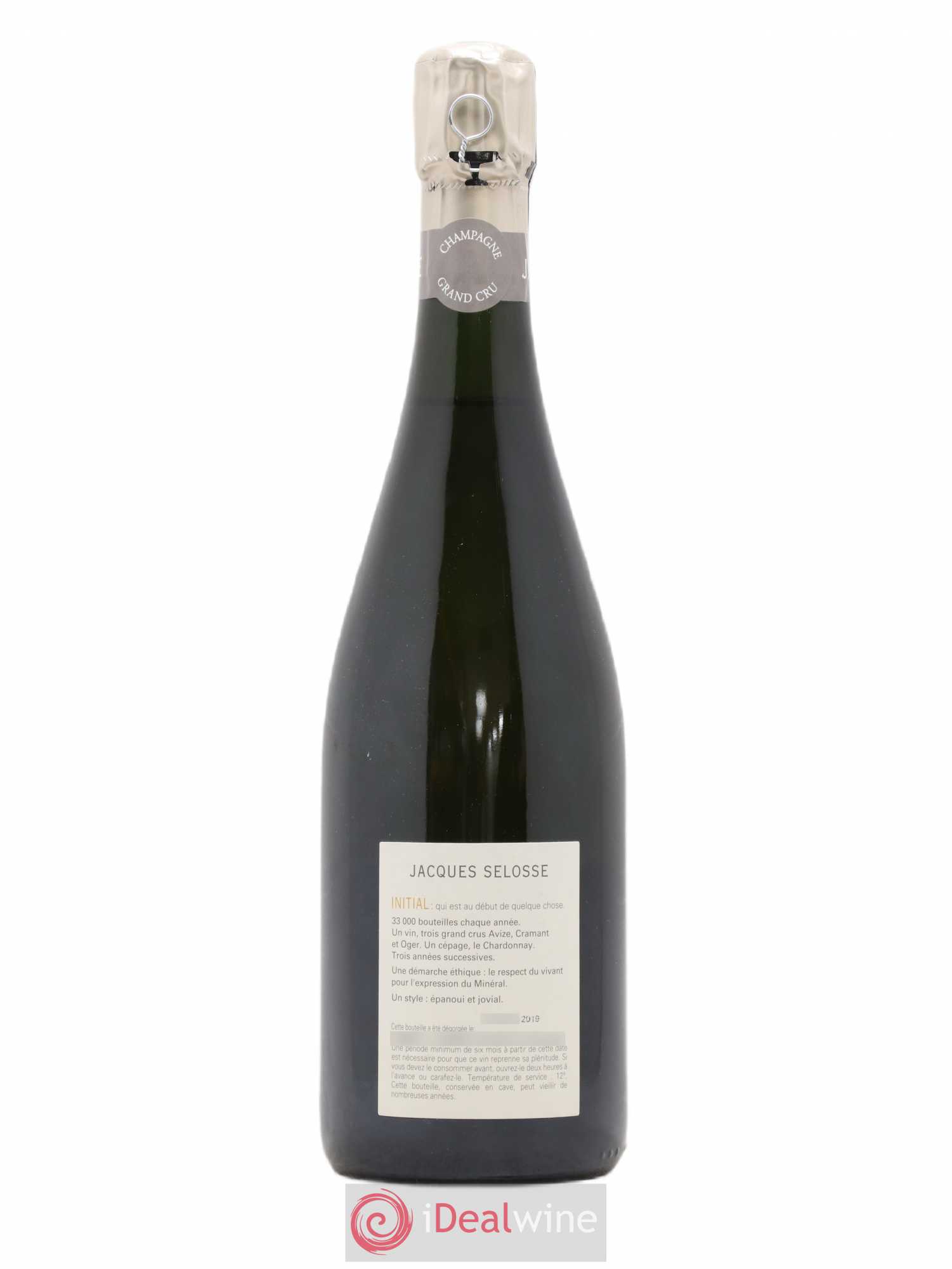 Initial Brut Jacques Selosse - Lot de 1 bouteille - 1