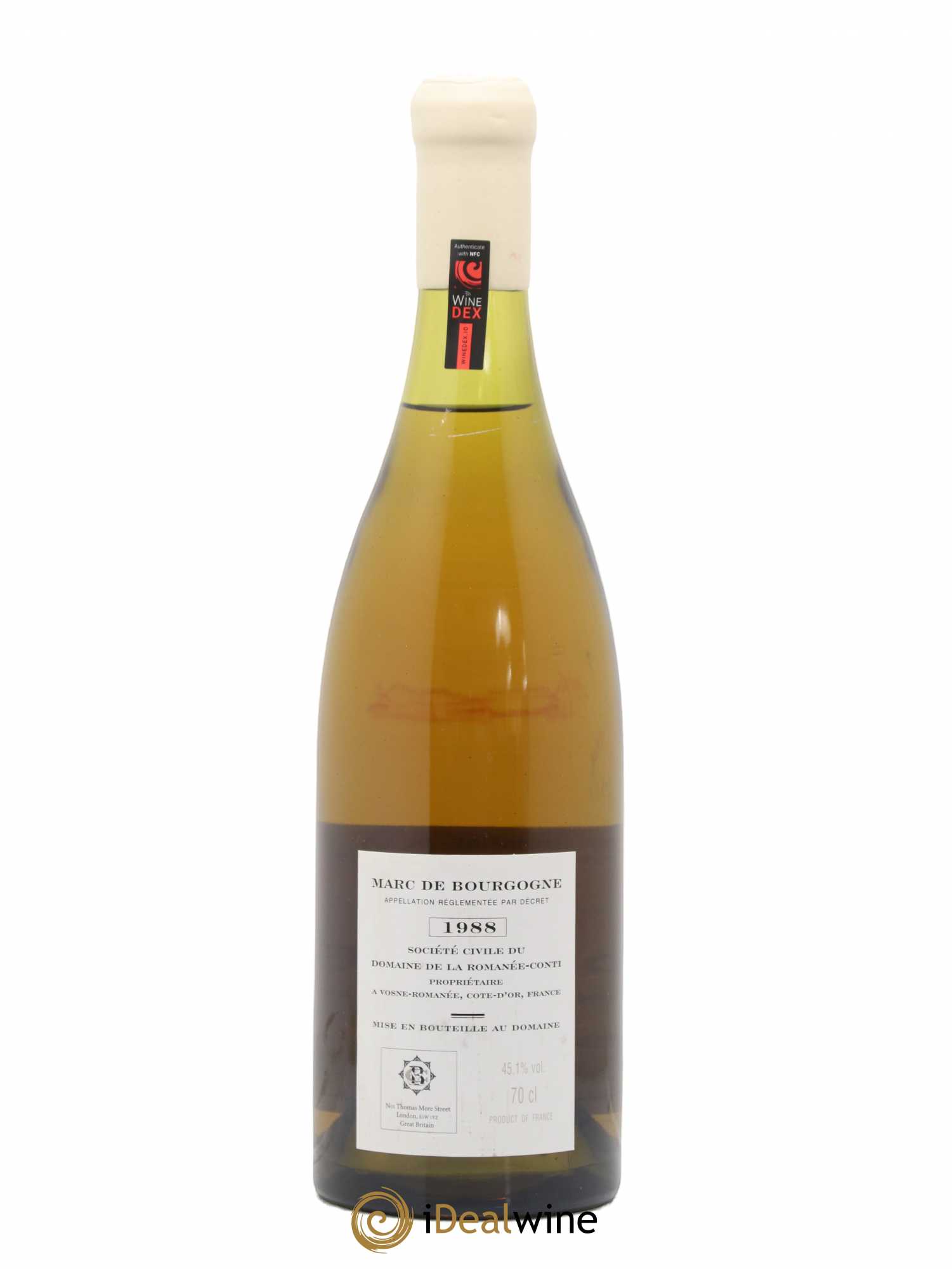 Marc de Bourgogne Domaine de la Romanée-Conti 1988 - Lot de 1 bouteille - 1
