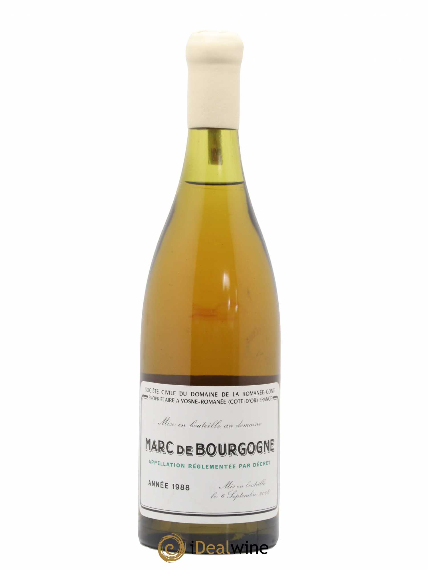 Marc de Bourgogne Domaine de la Romanée-Conti 1988 - Lot de 1 bouteille - 0