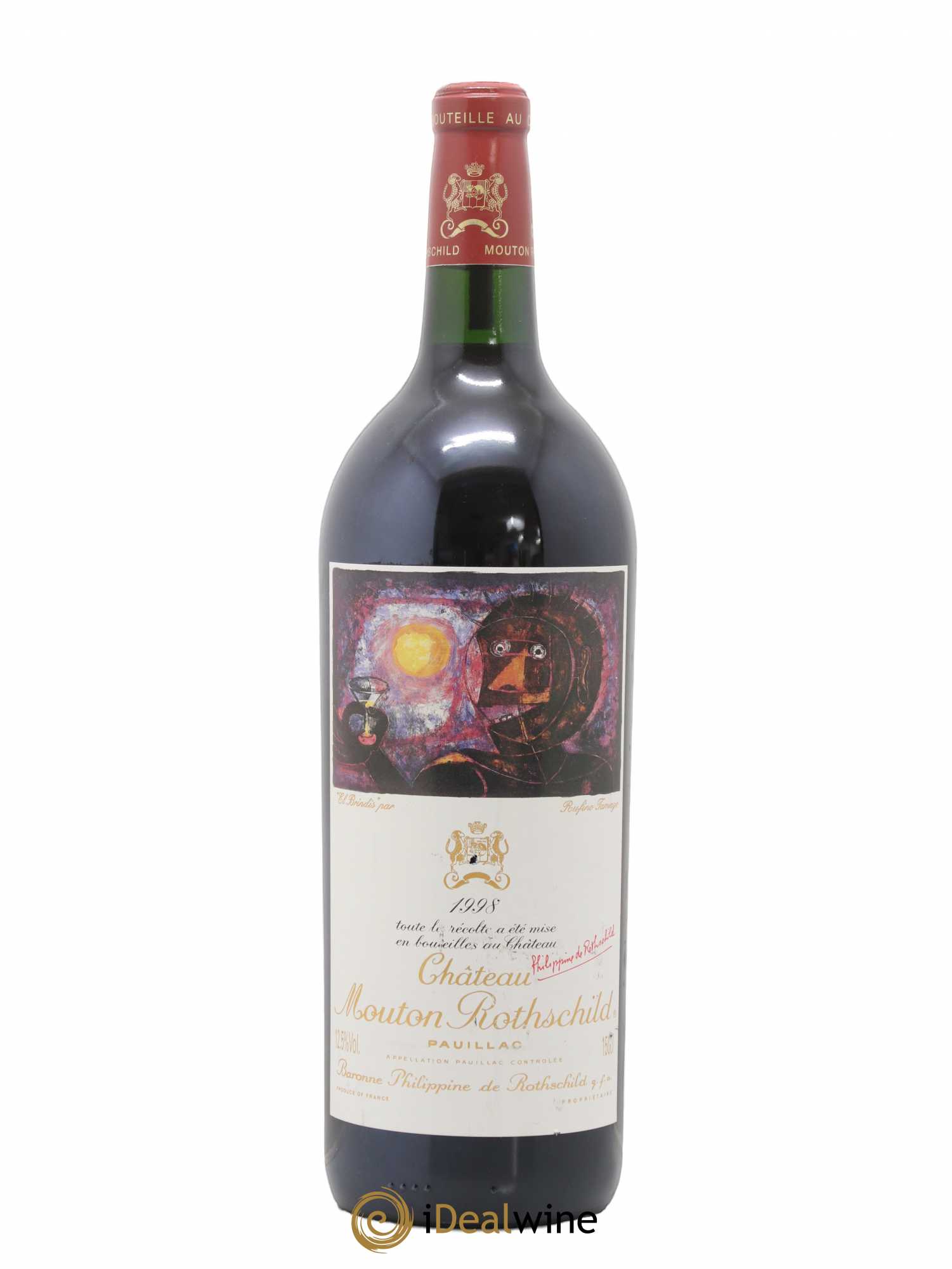 Château Mouton Rothschild 1er Grand Cru Classé 1998 - Lot de 1 magnum - 0