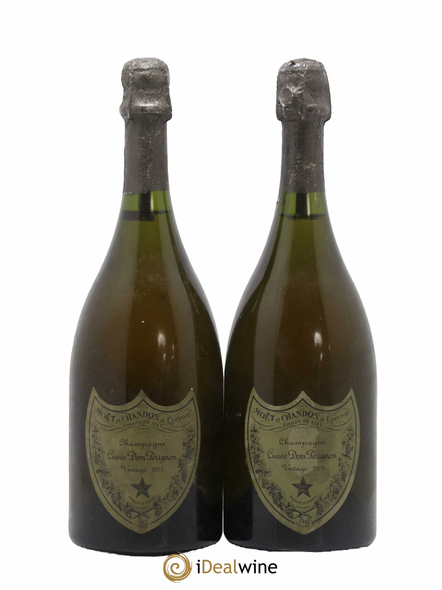Brut Dom Pérignon 1973 - Lot de 2 bouteilles - 0