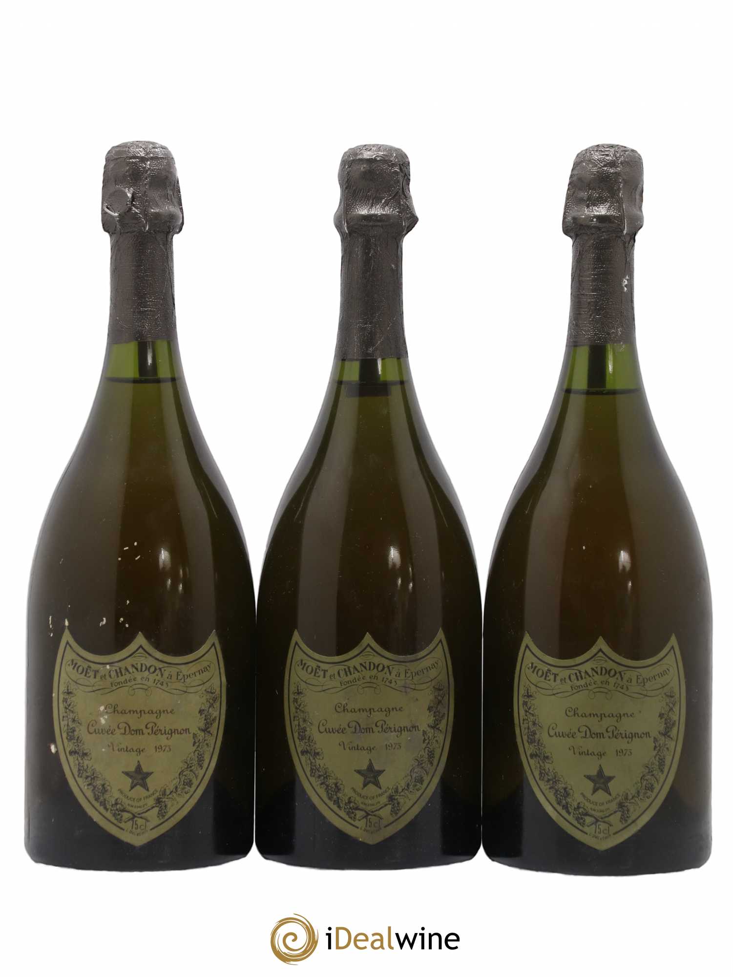 Brut Dom Pérignon 1973 - Lot de 3 bouteilles - 0