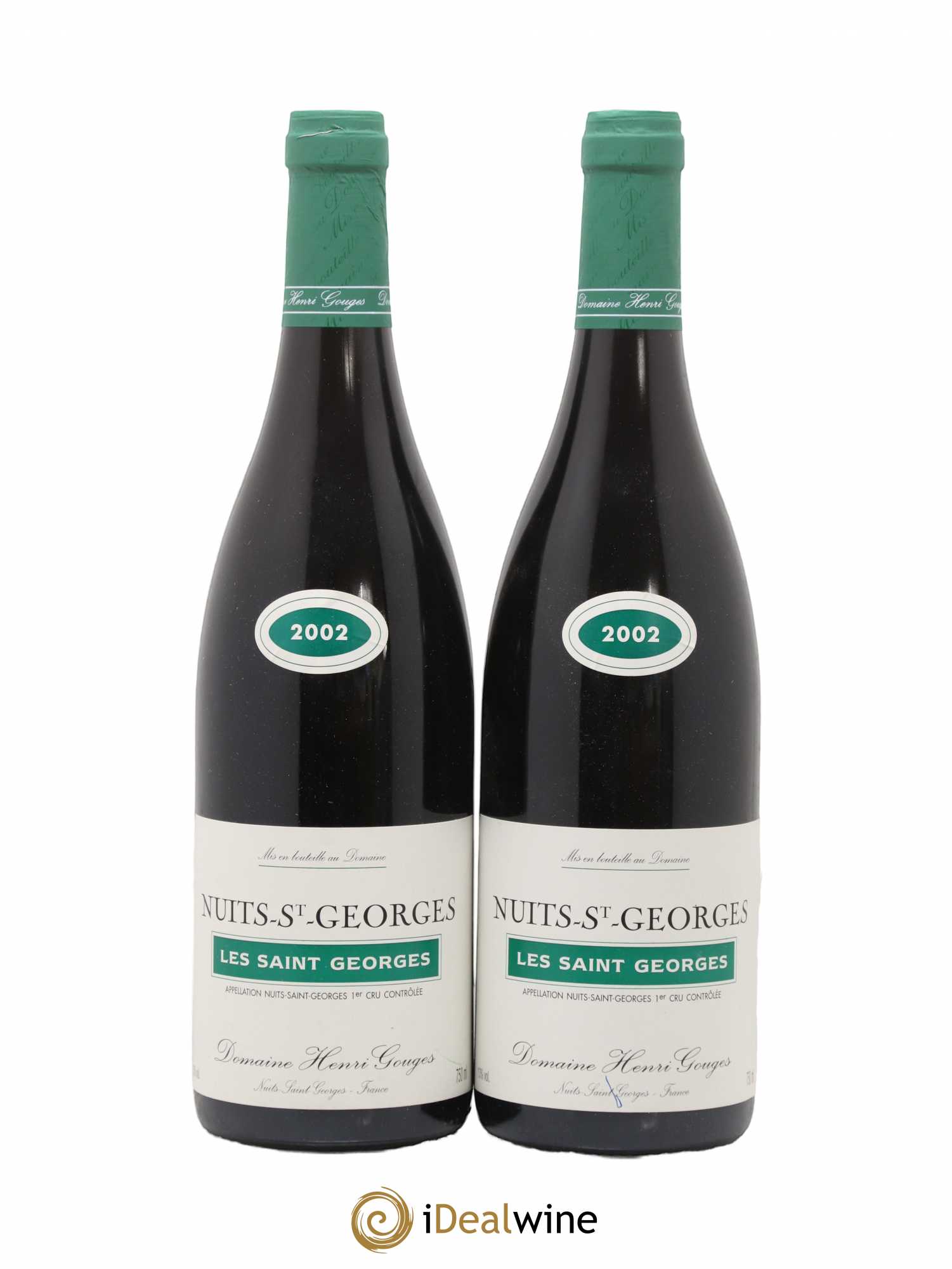 Nuits-Saint-Georges 1er Cru Les Saints Georges Henri Gouges 2002 - Posten von 2 Flaschen - 0