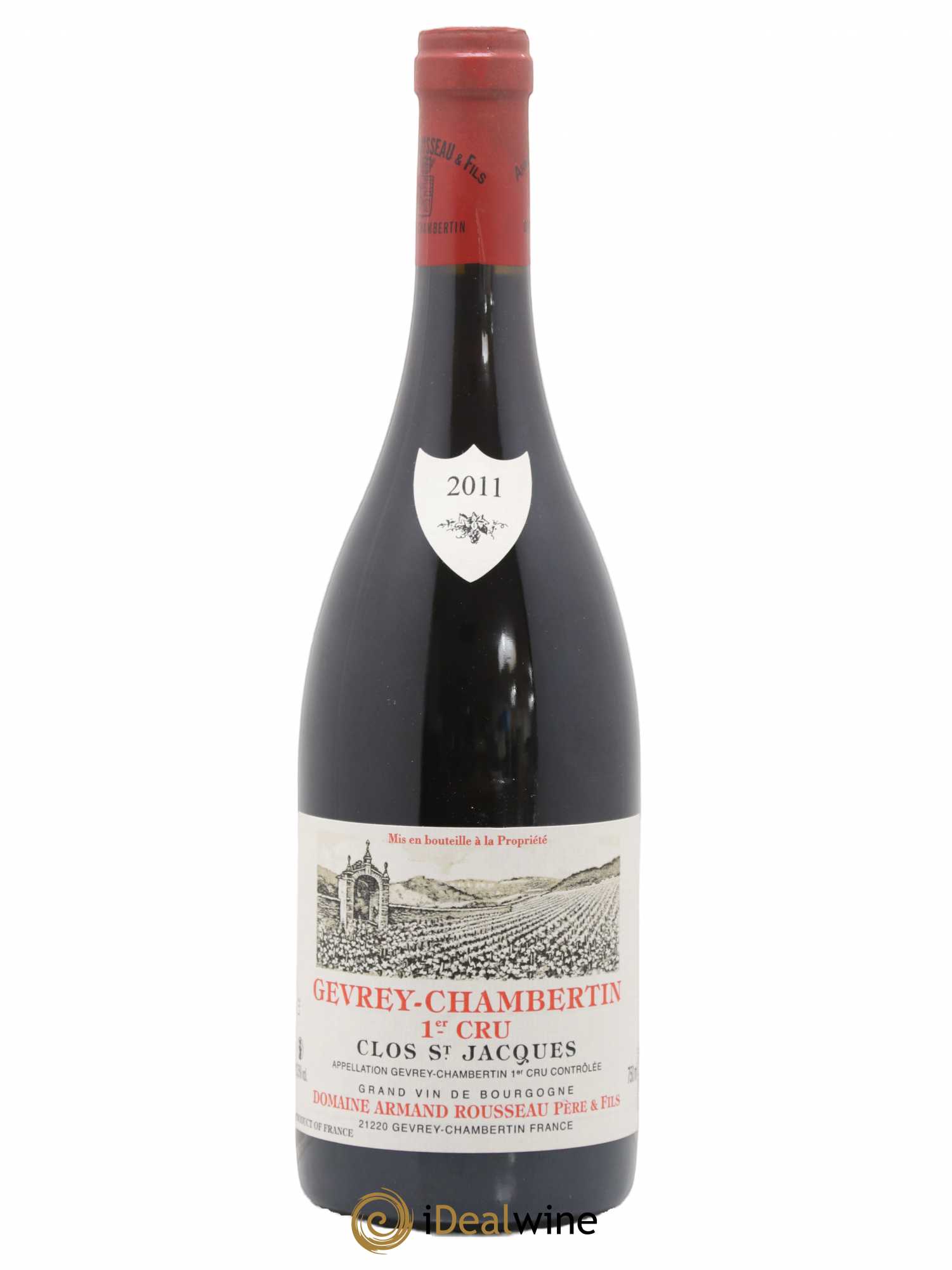 Gevrey-Chambertin 1er Cru Clos Saint-Jacques Armand Rousseau (Domaine) 2011 - Lot de 1 bouteille - 0
