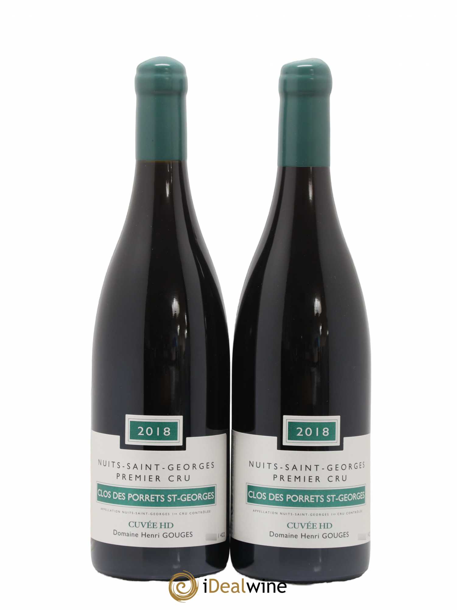 Nuits-Saint-Georges 1er Cru Clos des Porrets Saint-Georges Cuvée HD 2018 - Posten von 2 Flaschen - 0