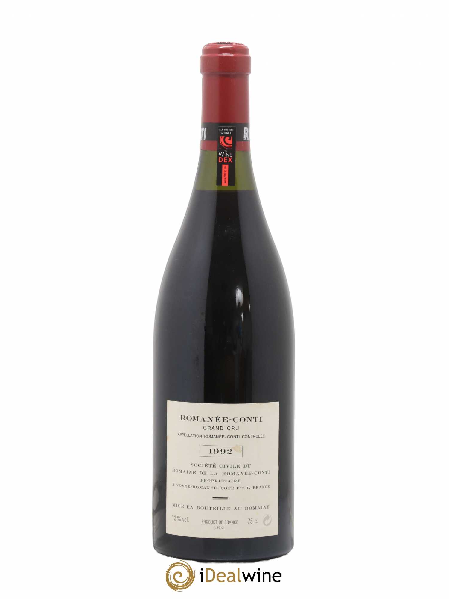 Romanée-Conti Grand Cru Domaine de la Romanée-Conti 1992 - Lot de 1 bouteille - 1