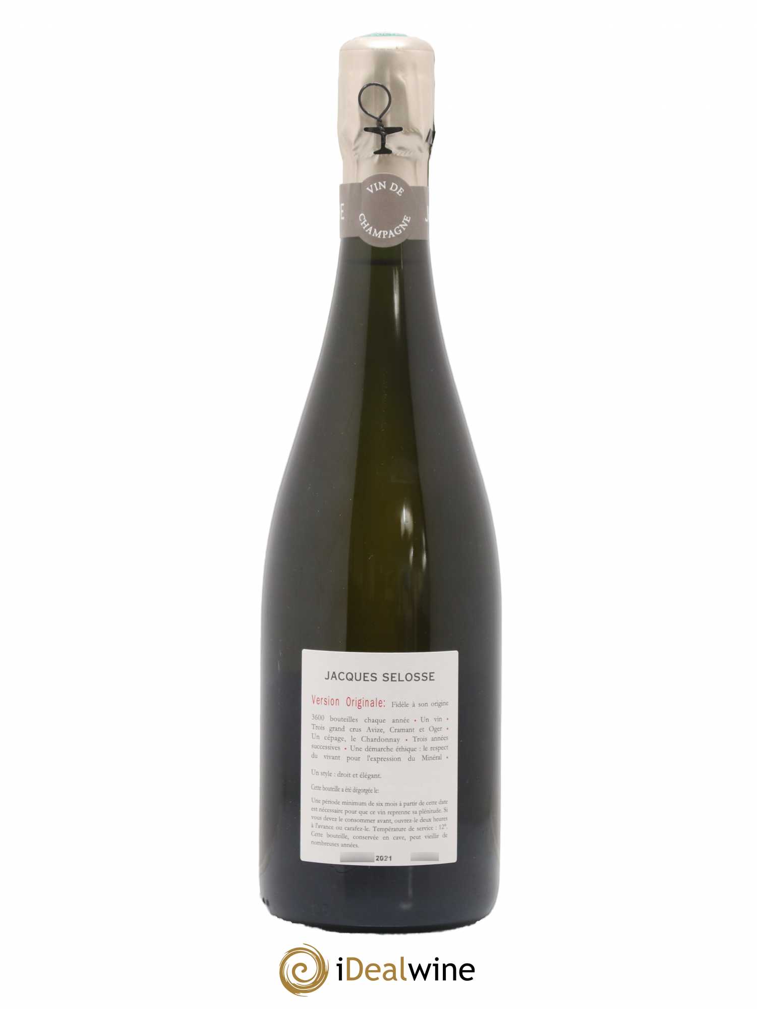 Version Originale Jacques Selosse - Lot de 1 bouteille - 1