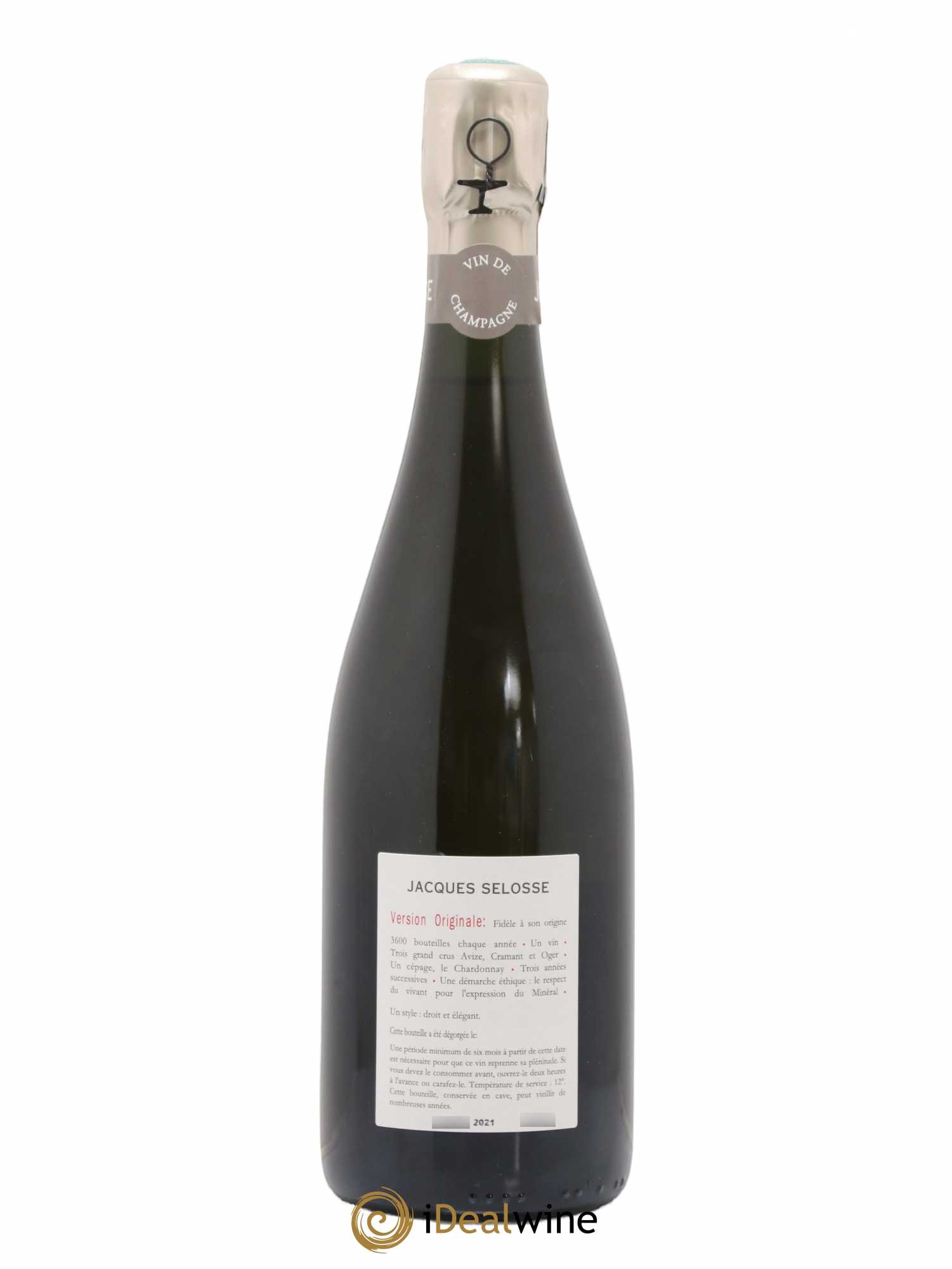 Version Originale Jacques Selosse - Lot de 1 bouteille - 1
