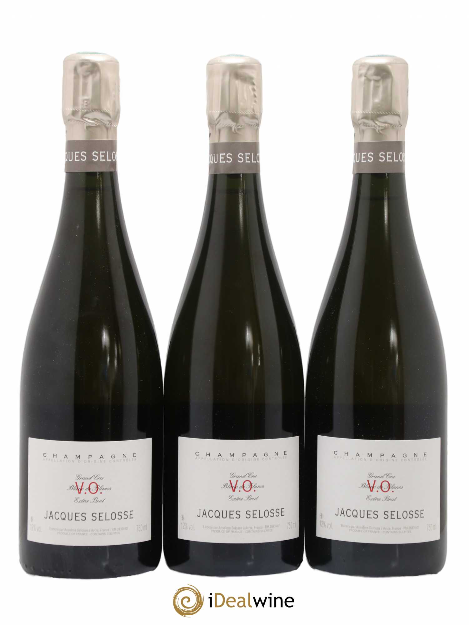 Version Originale Jacques Selosse - Posten von 3 Flaschen - 0