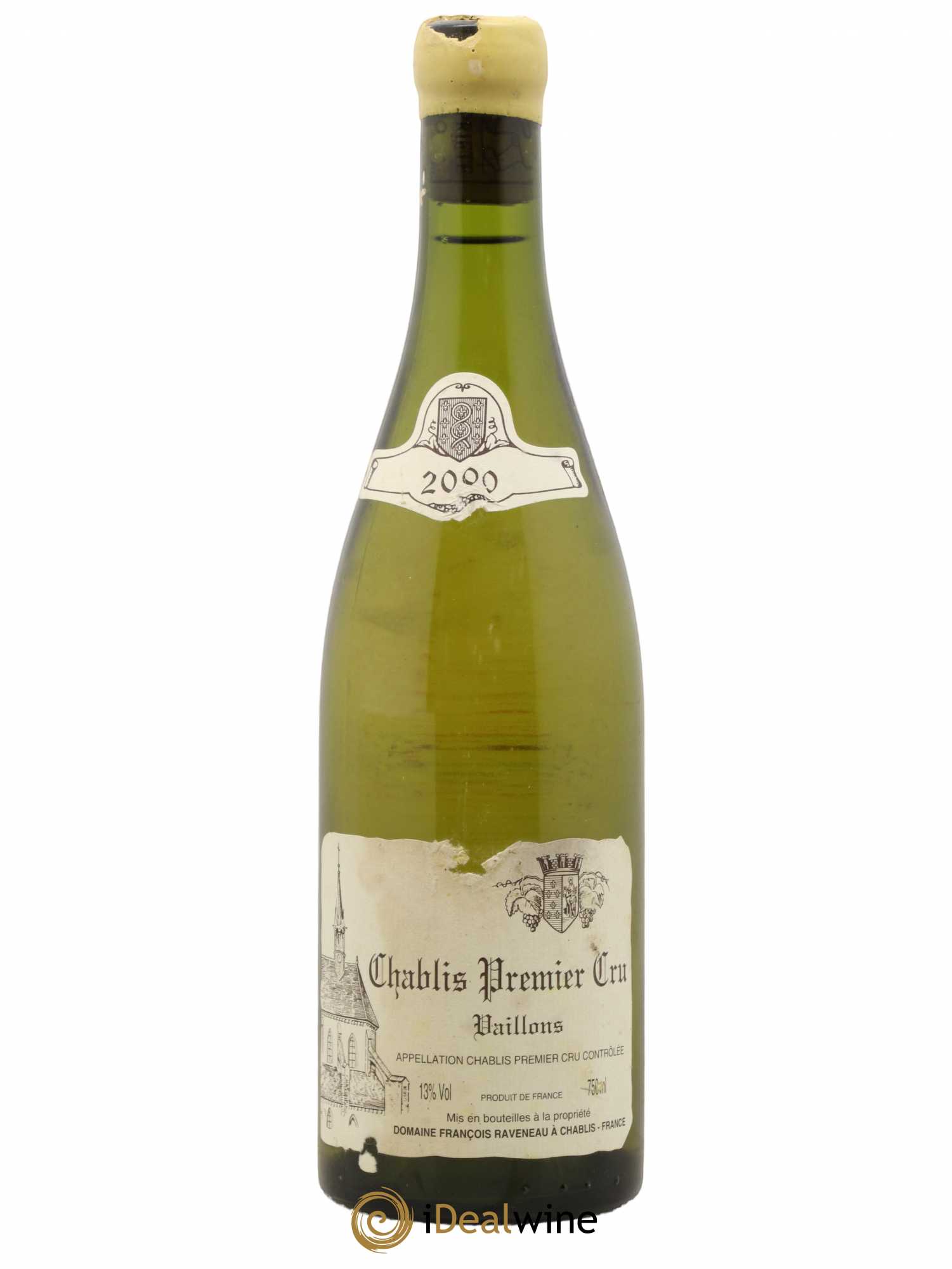 Chablis 1er Cru Vaillons Raveneau (Domaine) 2000 - Posten von 1 Flasche - 0
