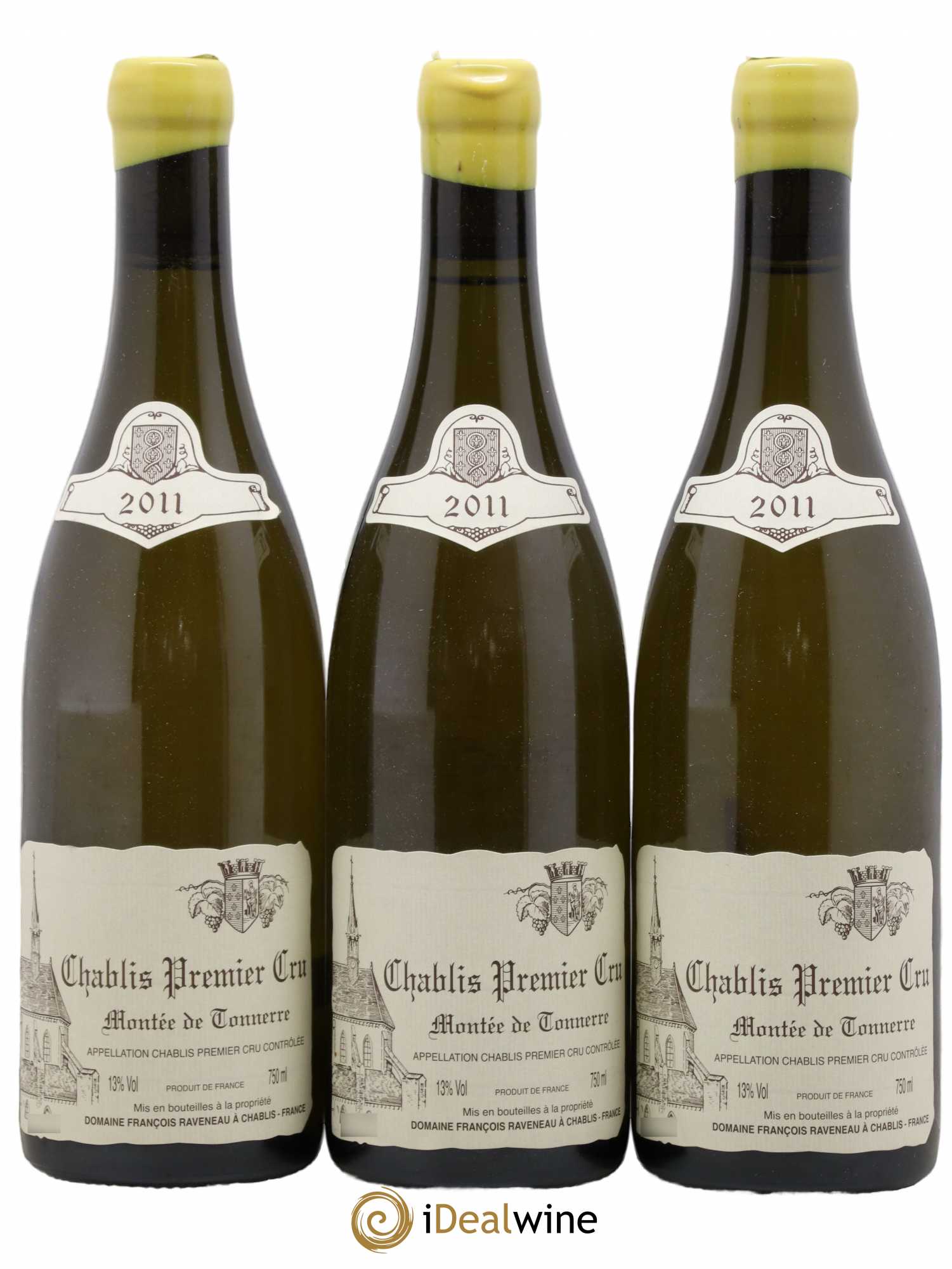 Chablis 1er Cru Montée de Tonnerre Raveneau (Domaine) 2011 - Lot de 3 bouteilles - 0