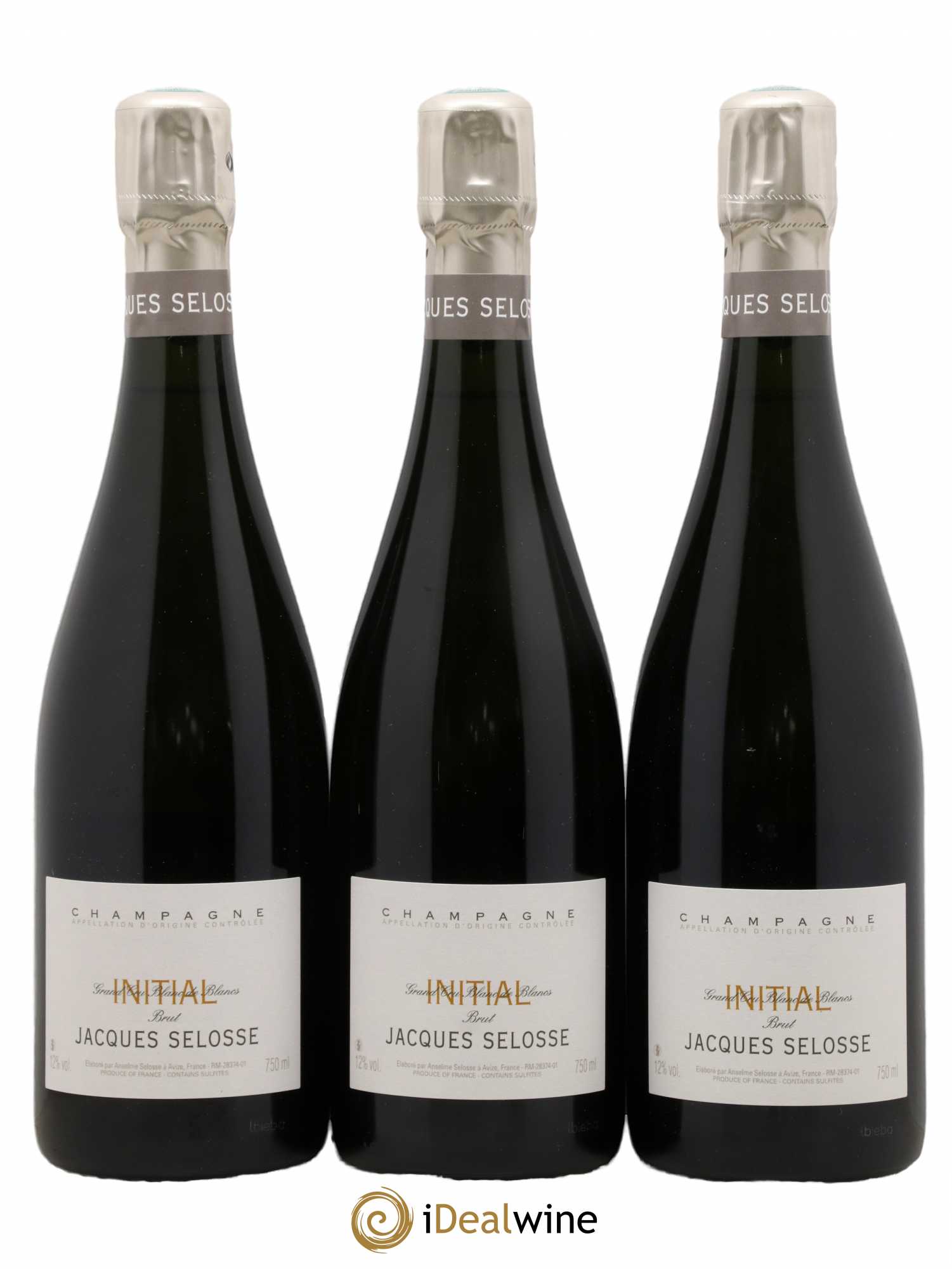 Initial Brut Jacques Selosse - Lot de 3 bouteilles - 0