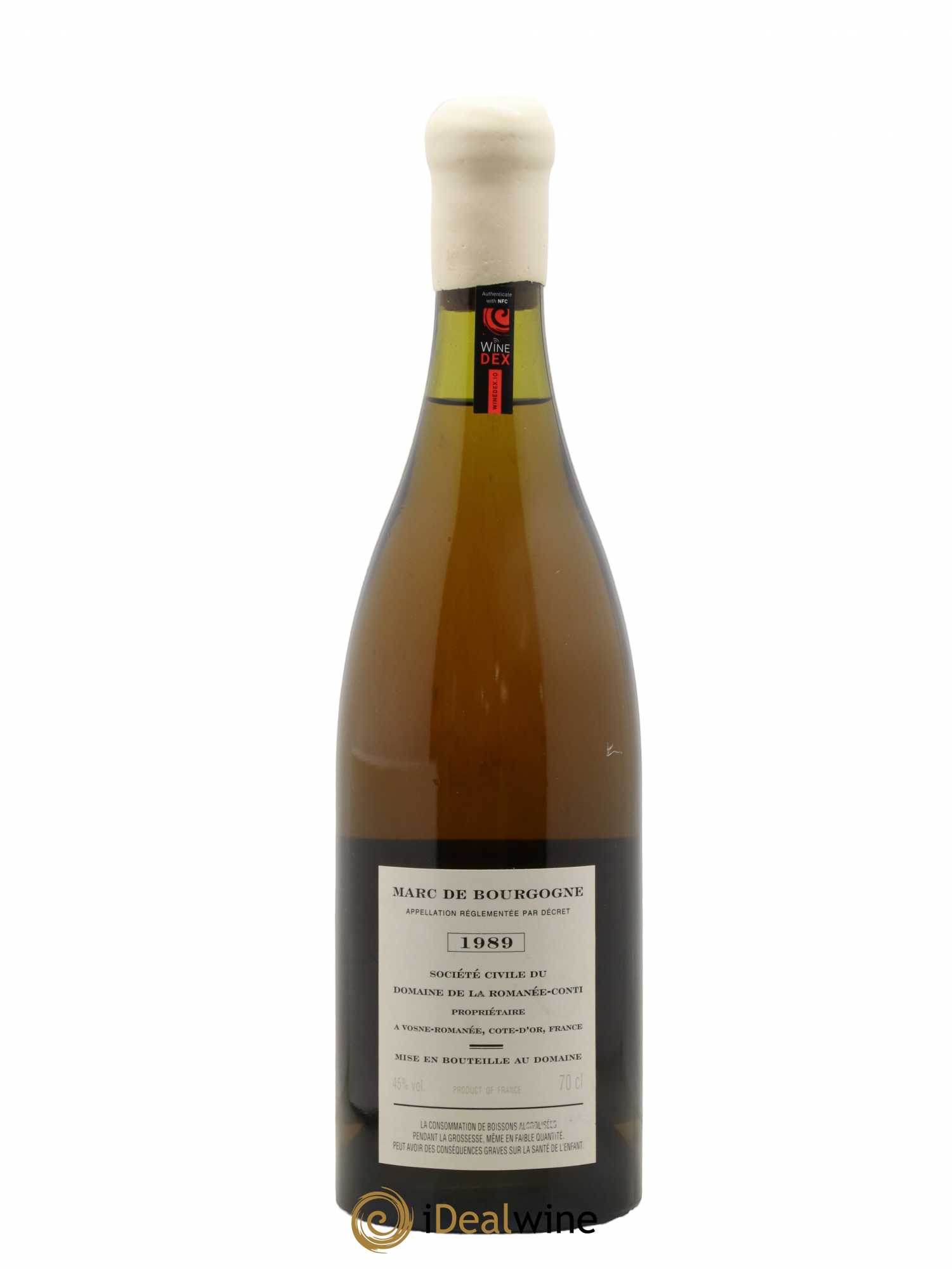 Marc de Bourgogne Domaine de la Romanée-Conti 1989 - Lot de 1 bouteille - 1